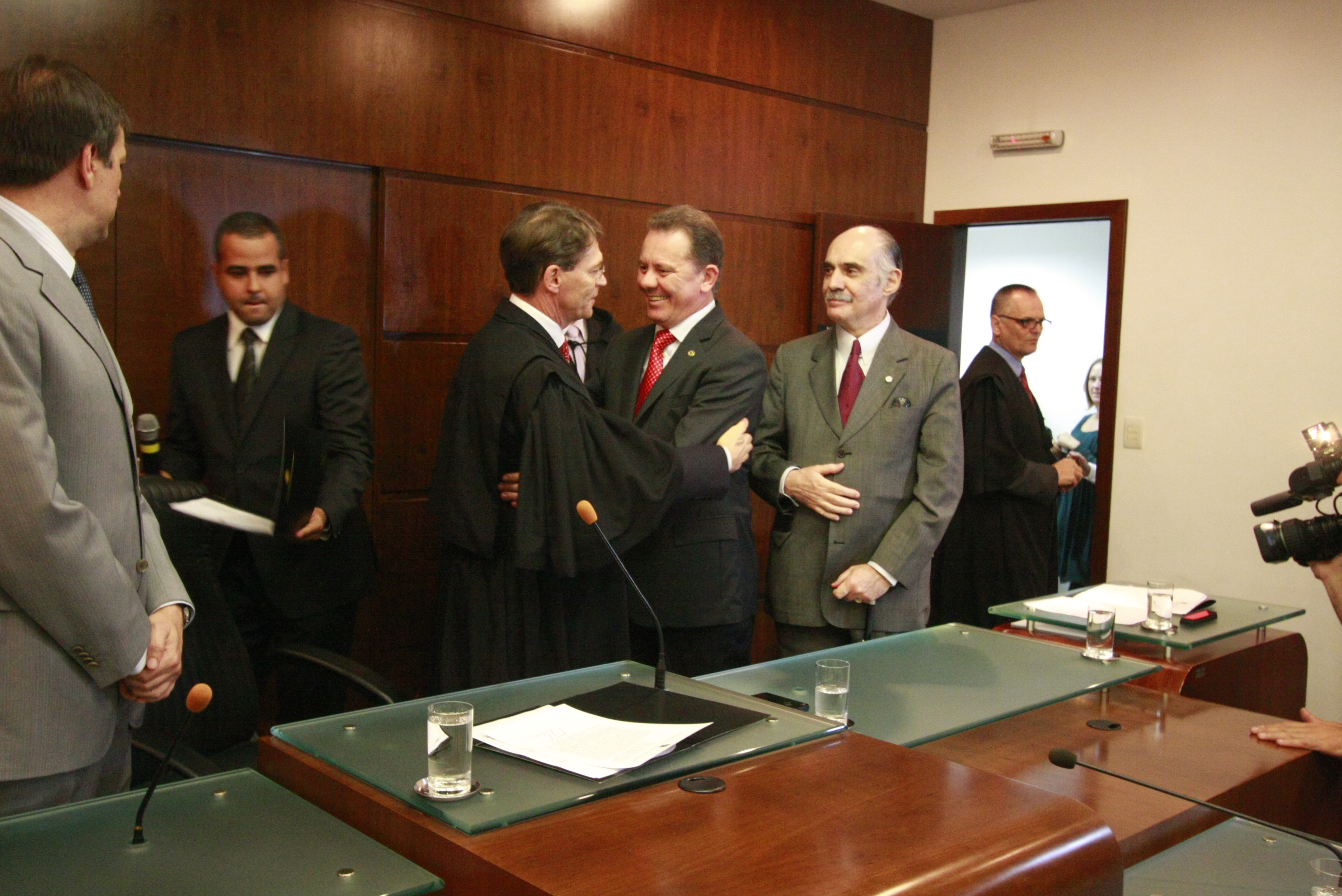 Posse de Eládio Torret Rocha, novo presidente do TRE - Foto: Lucas Gabriel Diniz