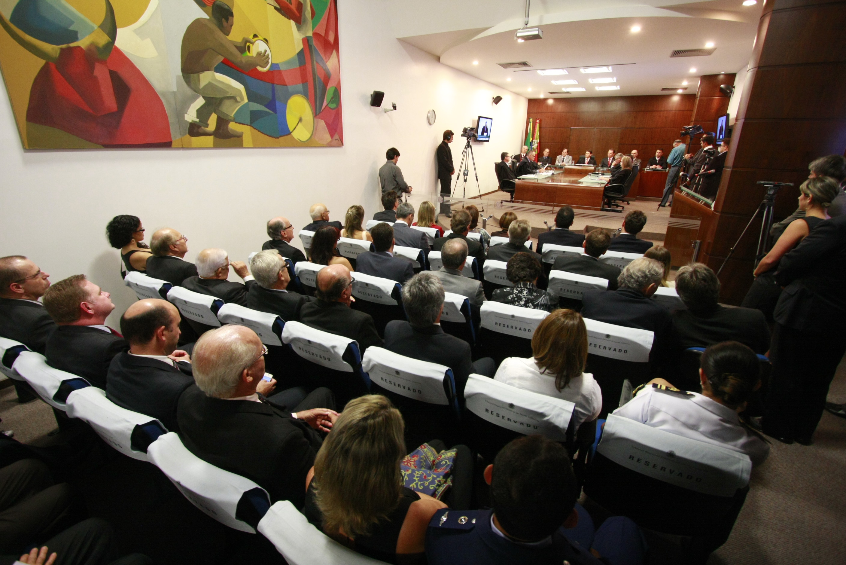 Posse de Eládio Torret Rocha, novo presidente do TRE - Foto: Lucas Gabriel Diniz