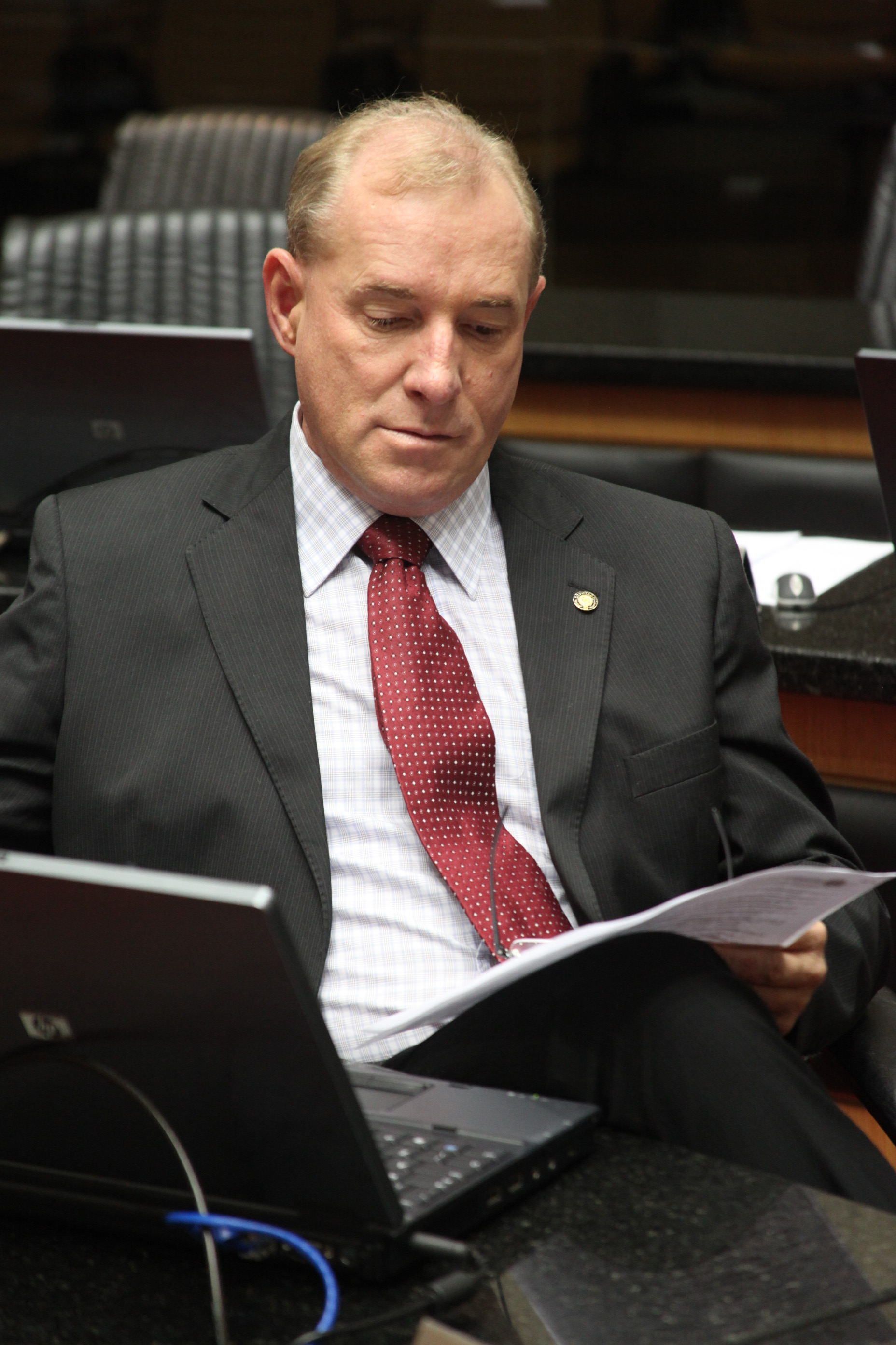 Sessão Ordinária - Plenário Osni Régis. Deputado Aldo Schneider (PMDB). Foto: Fábio Queiroz