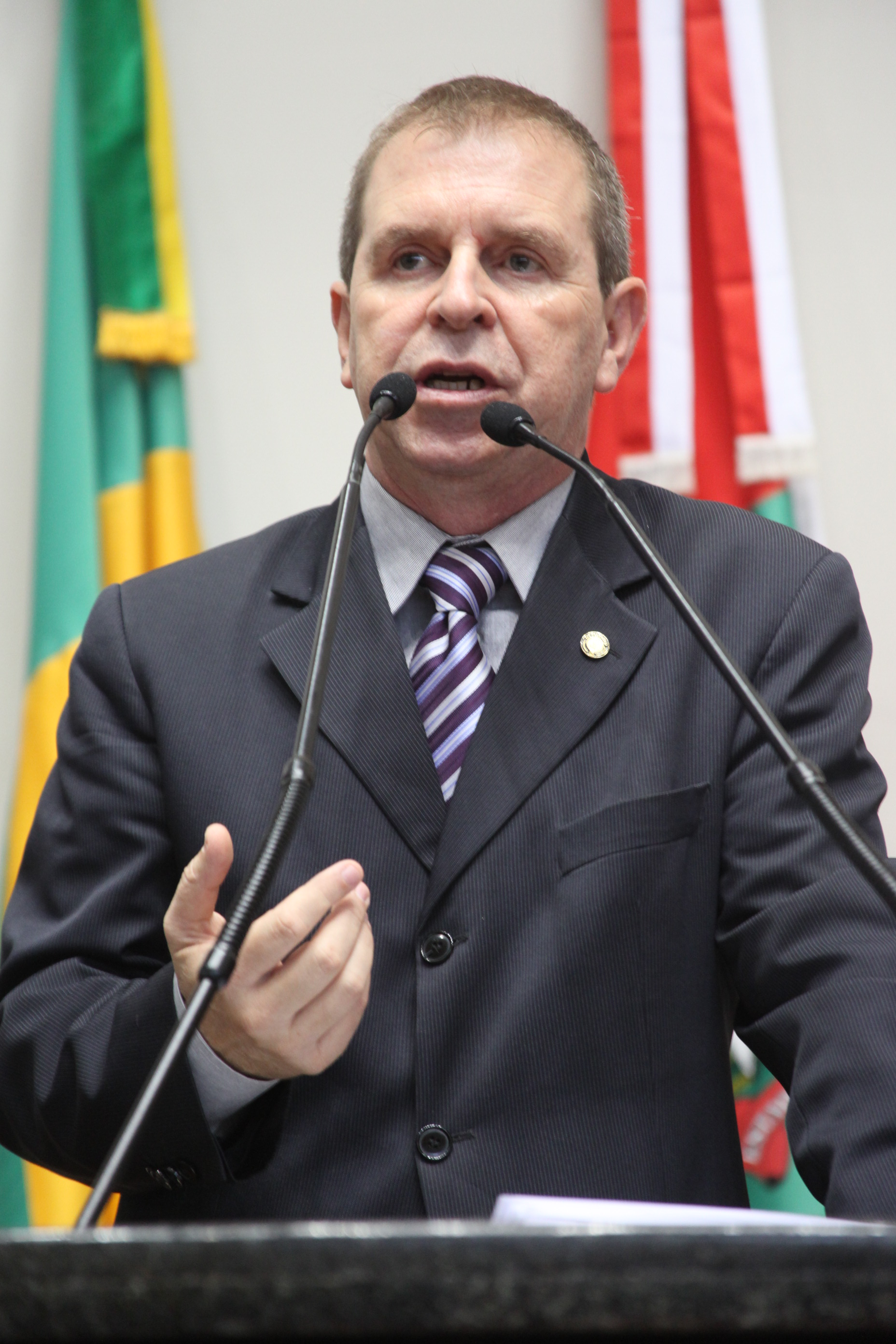 Sessão Ordinária - Plenário Osni Régis. Deputado Maurício Eskudlark (PSD).  Foto: Fábio Queiroz