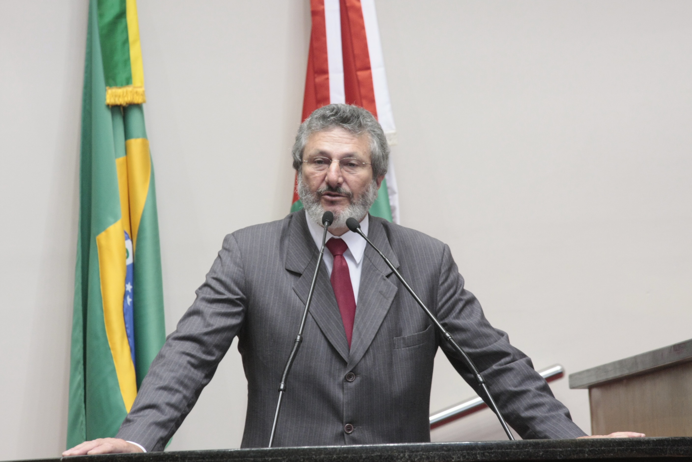 Sessão Ordinária - Plenário Osni Régis. Deputado Padre Pedro Baldissera (PT). Foto: Eduardo Guedes