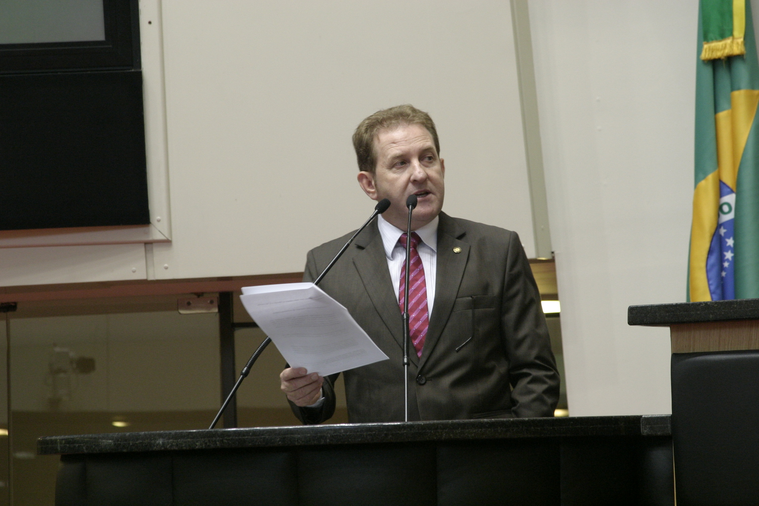 Sessão Ordinária - Plenário Osni Régis. Deputado Valmir Comin (PP). Foto: Eduardo Guedes