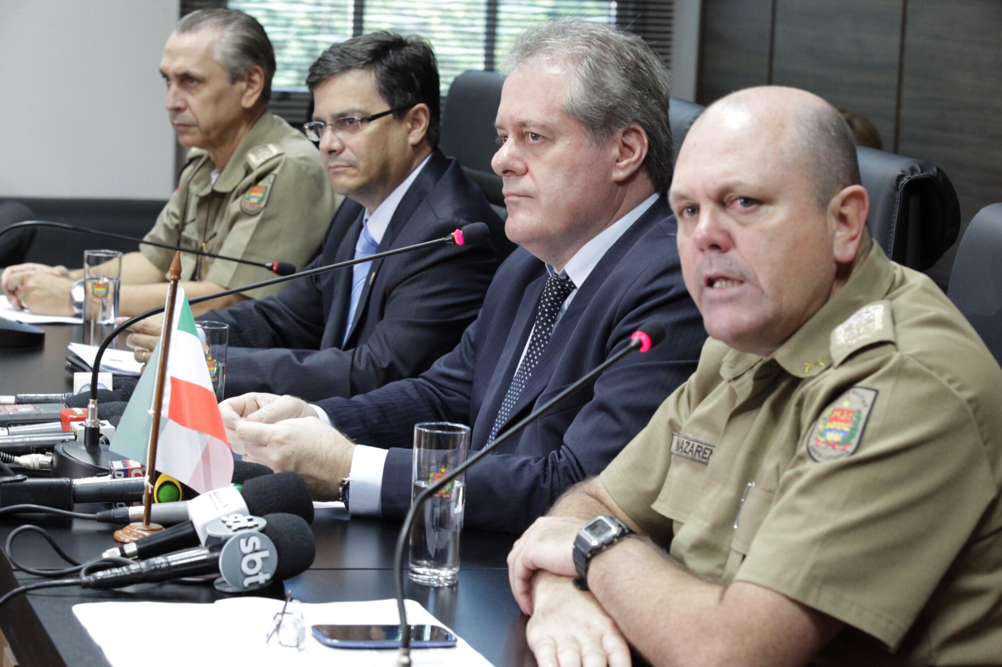 Coletiva da Cúpula da Segurança Pública de Santa Catarina