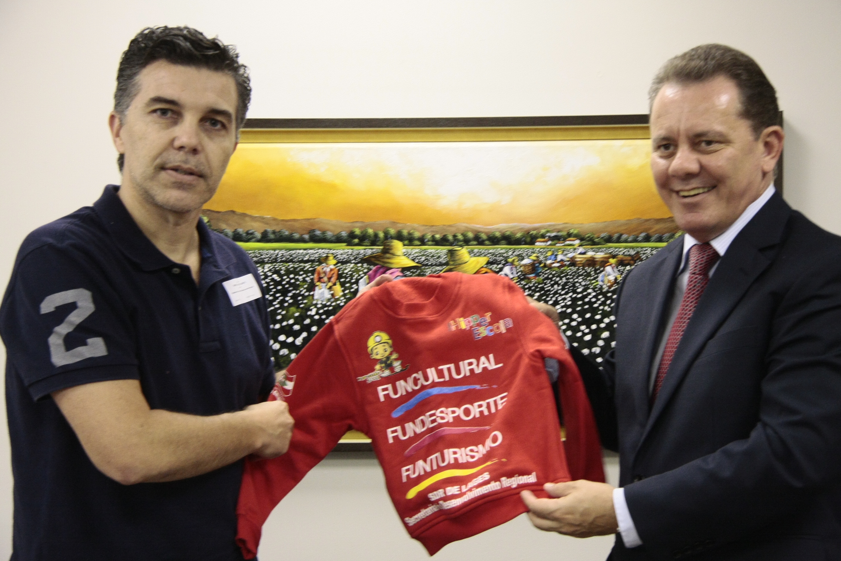 Visita de Marcos Soratto à Presidência
