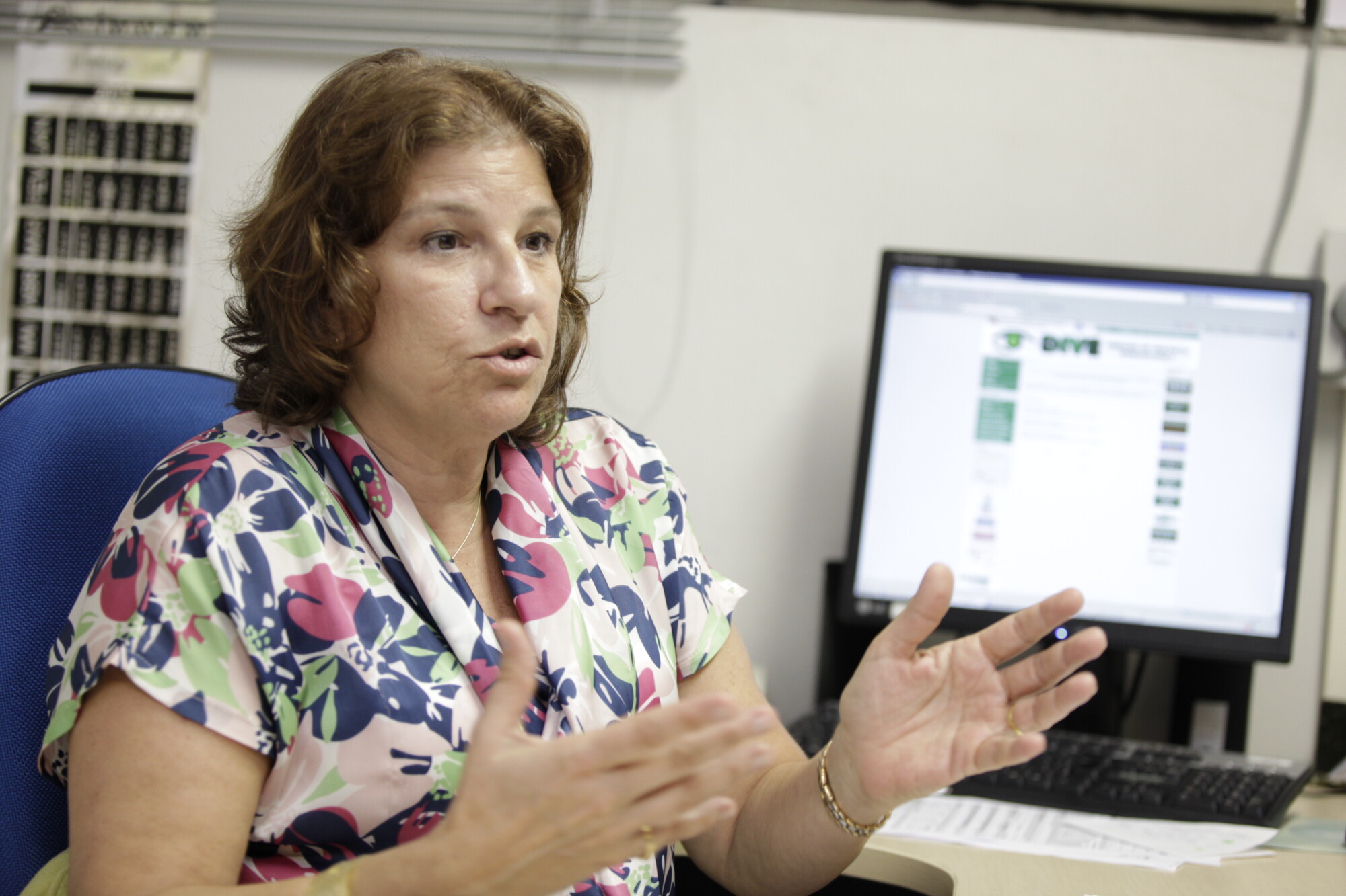Suzana Zeccer, Gerente da Vigilancia Epidemiologica. Foto: Carlos Kilian