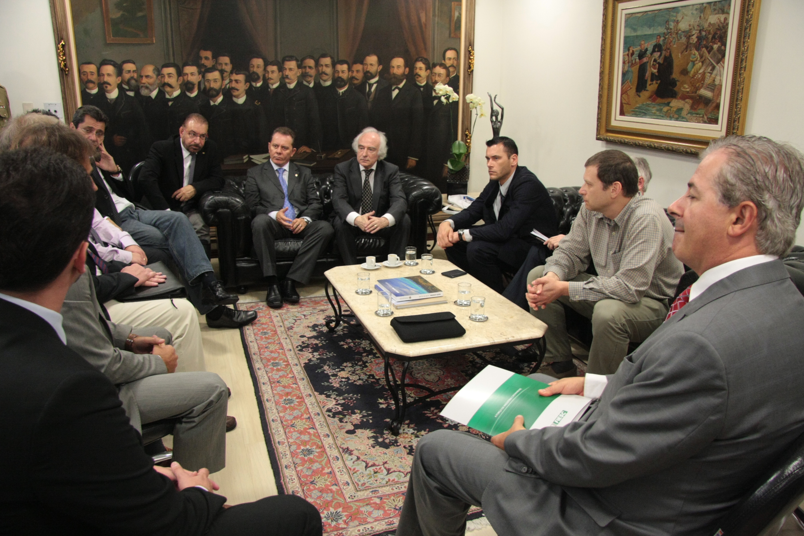 Comitiva da Áustria visita Assembleia. Foto: Eduardo Guedes de Oliveira