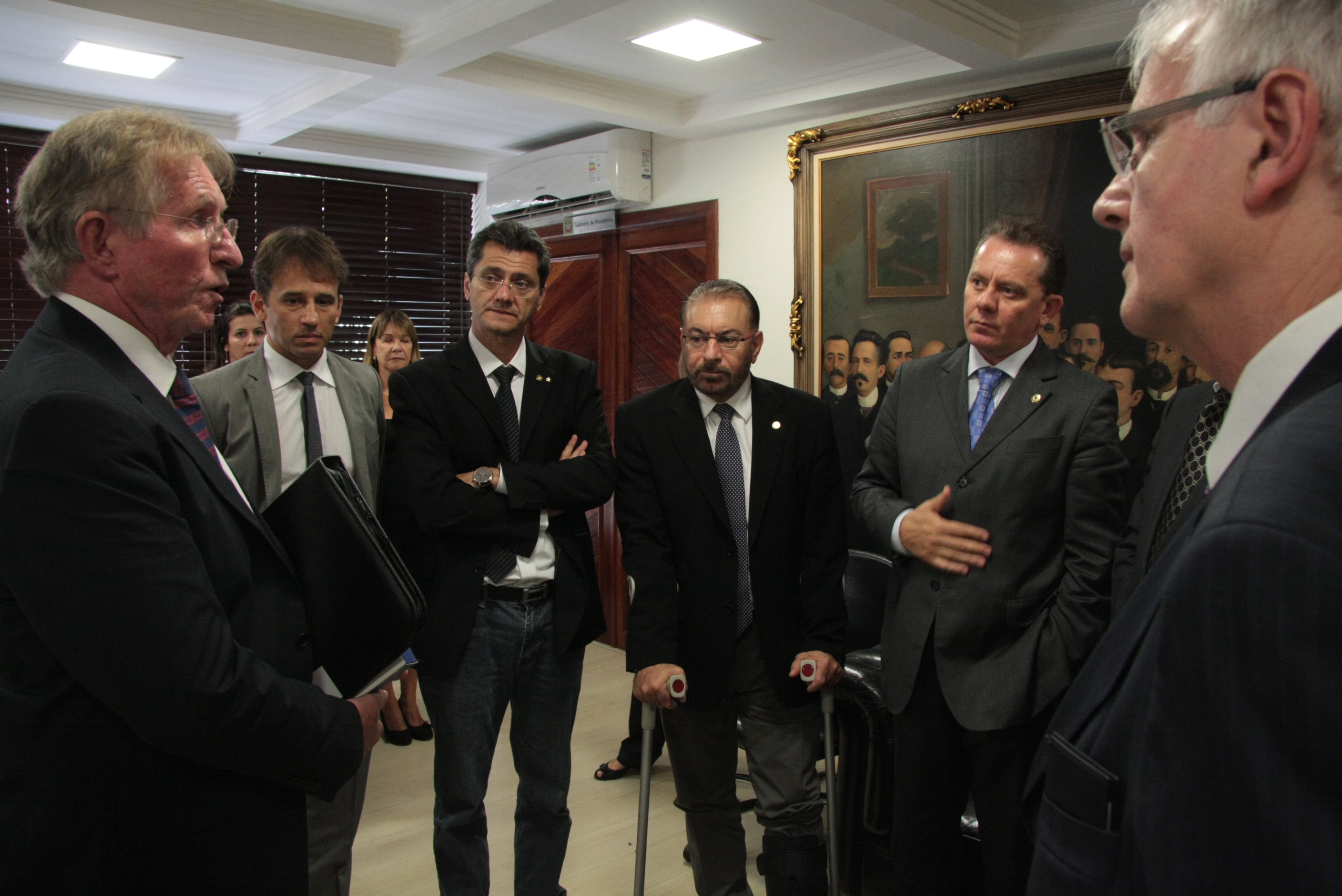 Comitiva da Áustria visita Assembleia. Foto: Eduardo Guedes de Oliveira