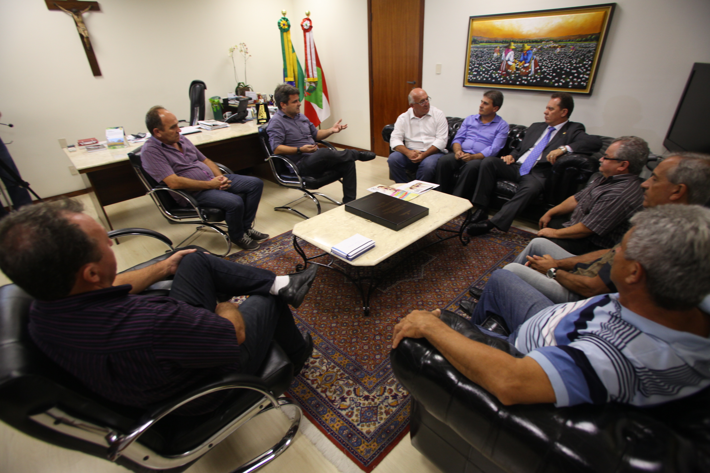 Visita do Sindicato Calçadista de SJ Batista
