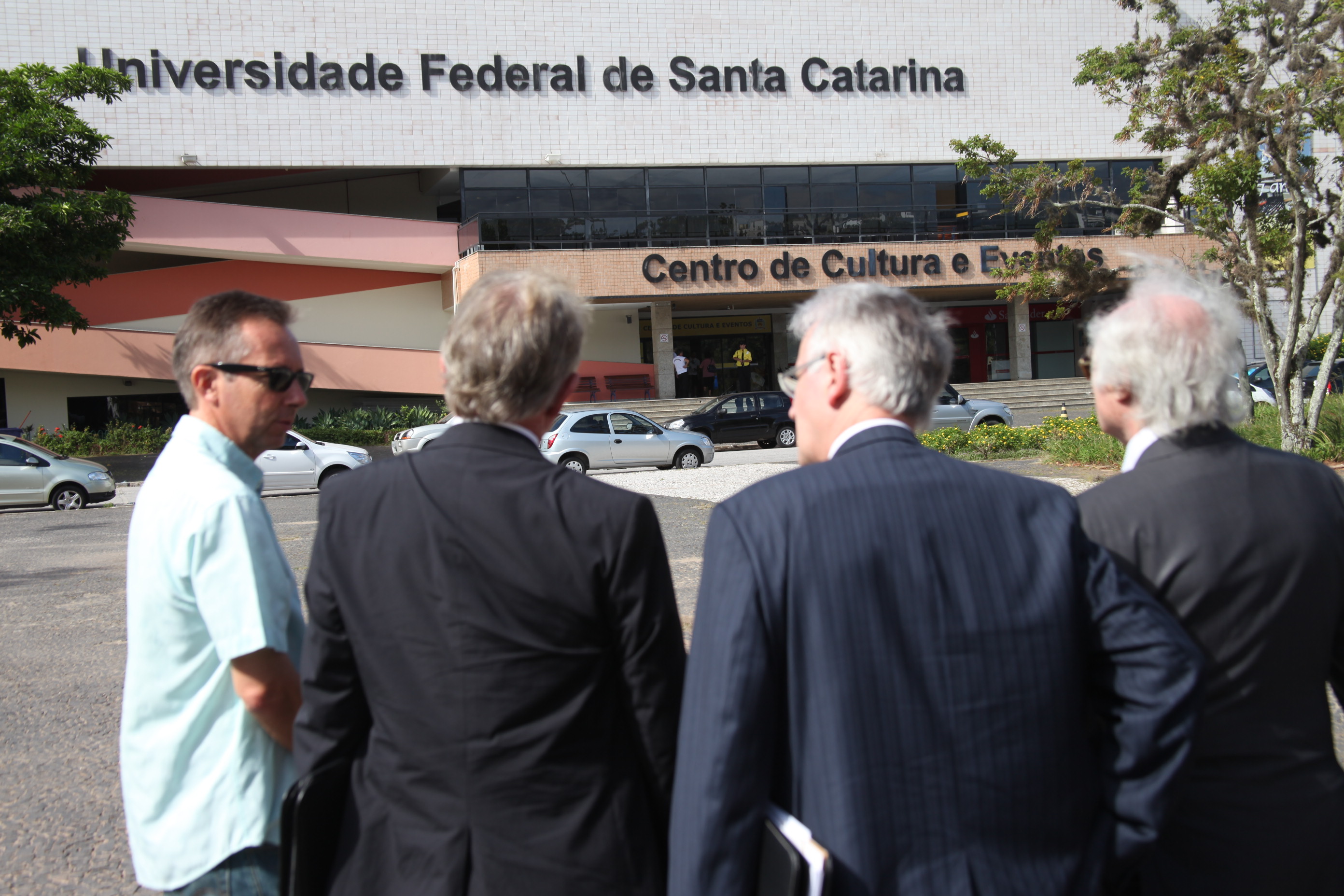 Empresários austríacos visitam projetos de energia solar da UFSC. Foto: Fábio Queiroz