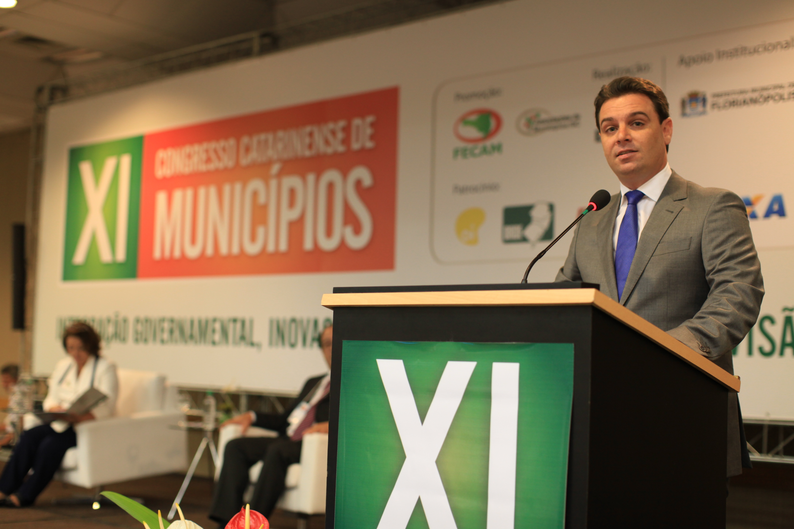 XI Congresso Catarinense de Municípios - Prefeito Cesar Souza Júnior - Foto: Lucas Gabriel Diniz