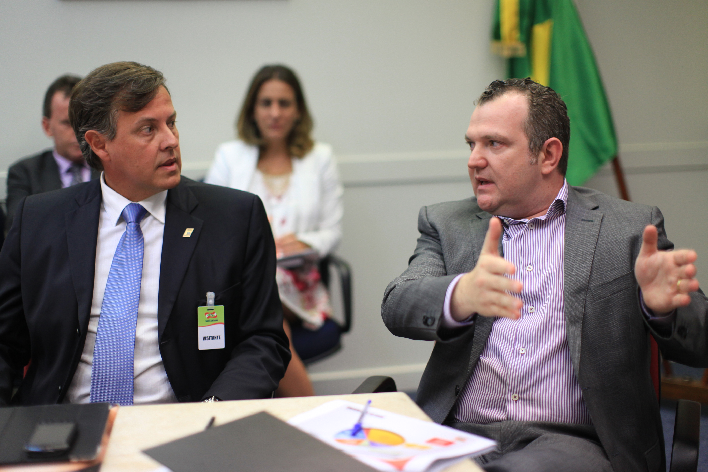 Reunião na Secretaria da Fazenda sobre Decreto do ICMS - Foto: Lucas Gabriel Diniz