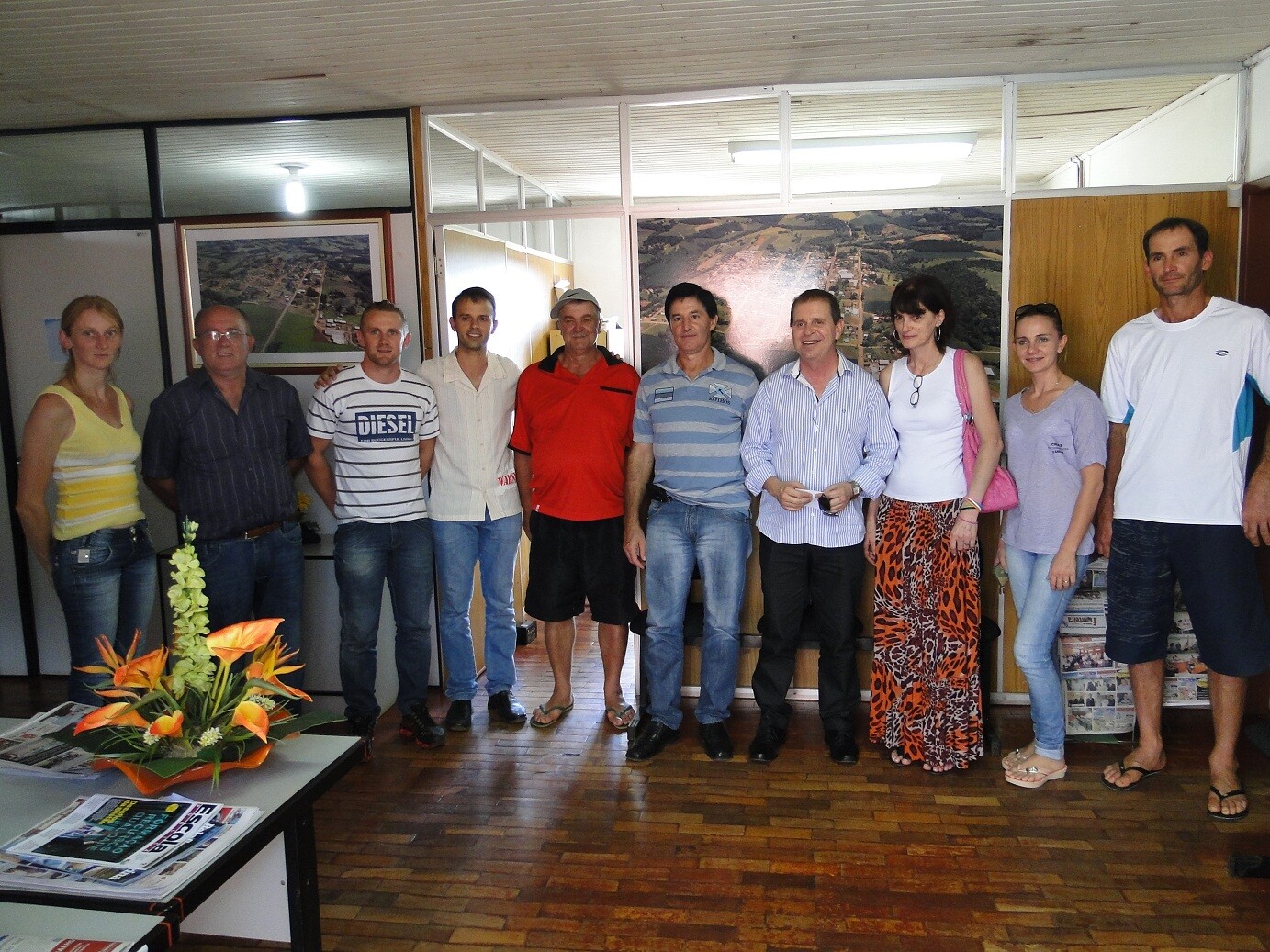 Visita ao prefeito de Princesa