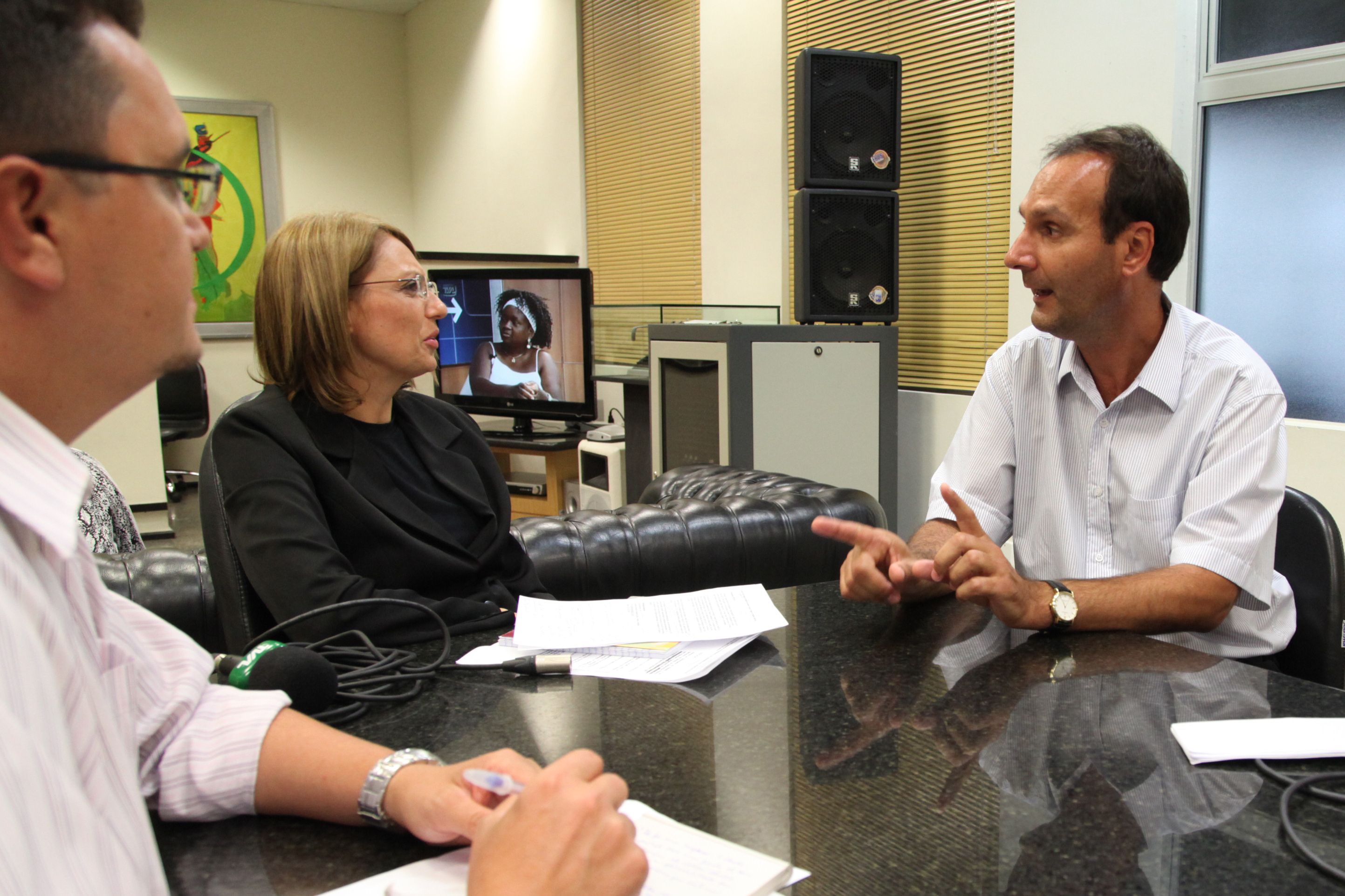 Entrevista com Edilson Godinho. Foto: Miriam Zomer