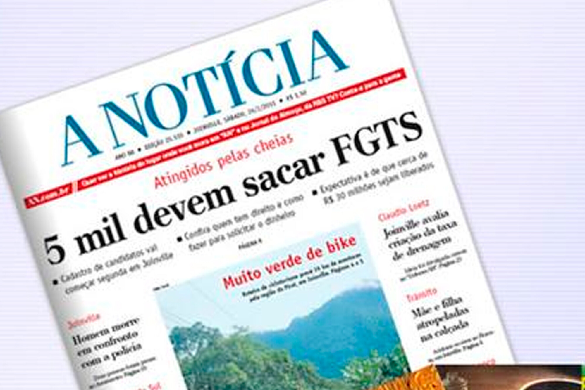 Sessão especial nesta noite comemora 90 anos do Jornal A Notícia