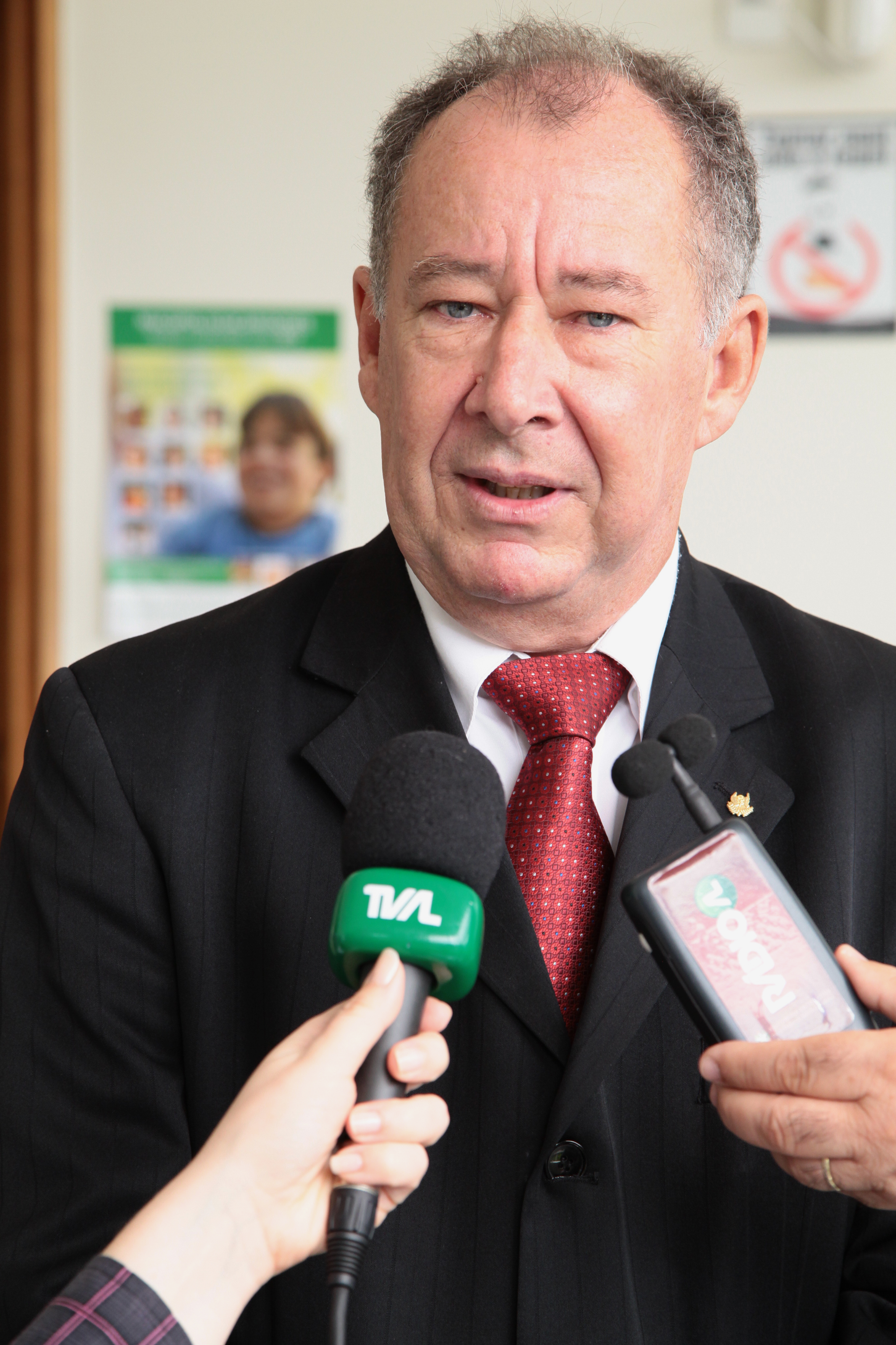 I Fórum Catarinense sobre Doenças Raras. Presidente das Apaes, Julio Cesar Aguiar.  Foto: Miriam Zomer