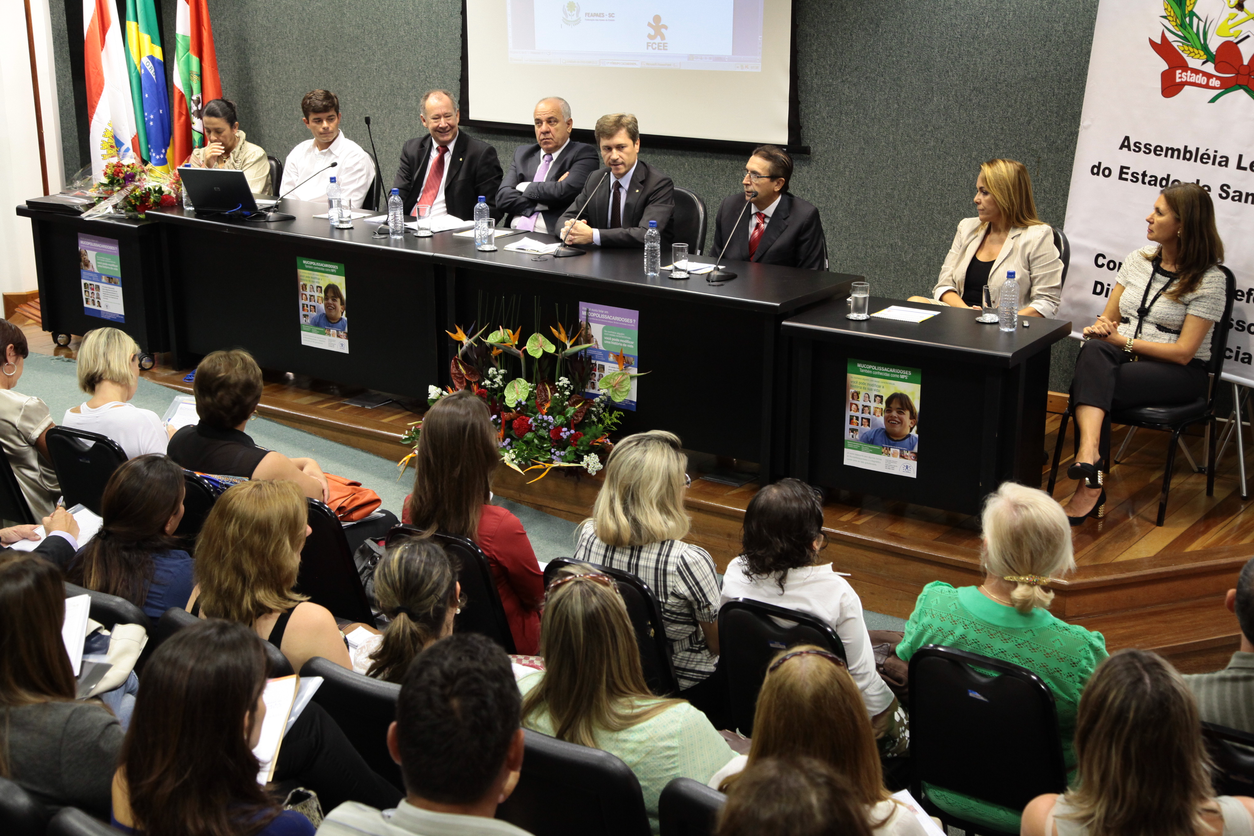 I Fórum Catarinense sobre Doenças Raras. Foto: Miriam Zomer