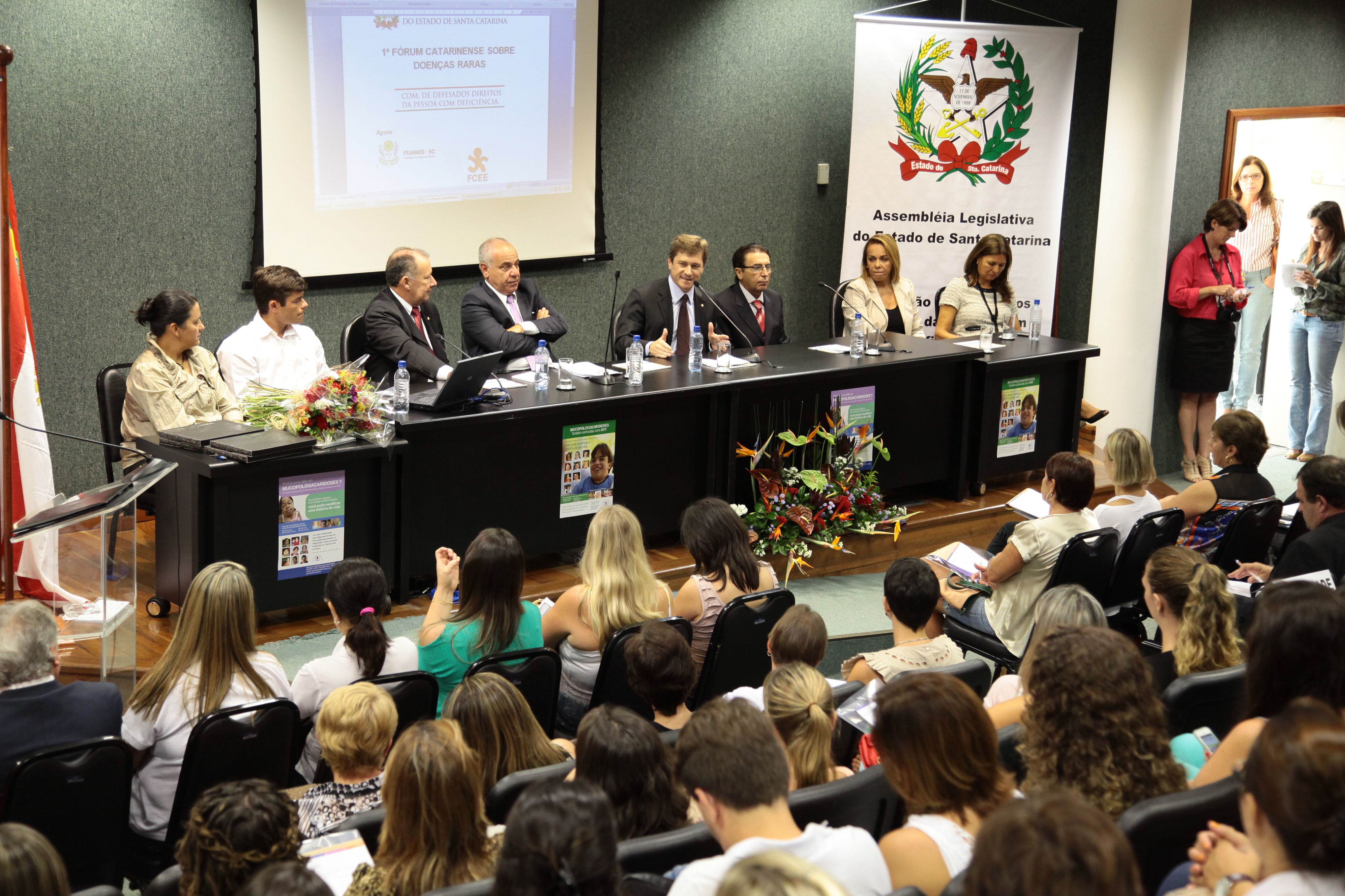 I Fórum Catarinense sobre Doenças Raras. Foto: Miriam Zomer