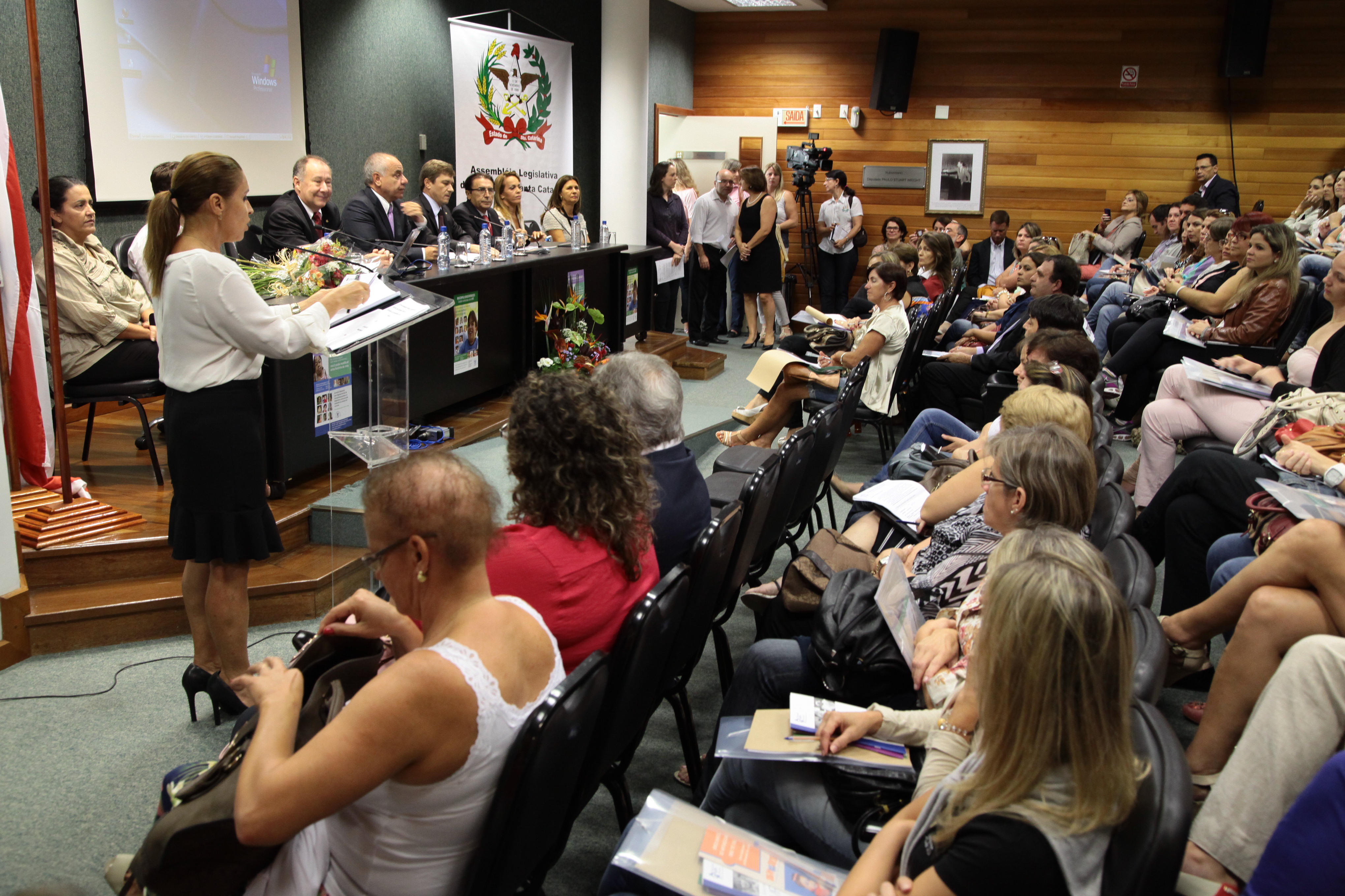 I Fórum Catarinense sobre Doenças Raras. Foto: Miriam Zomer