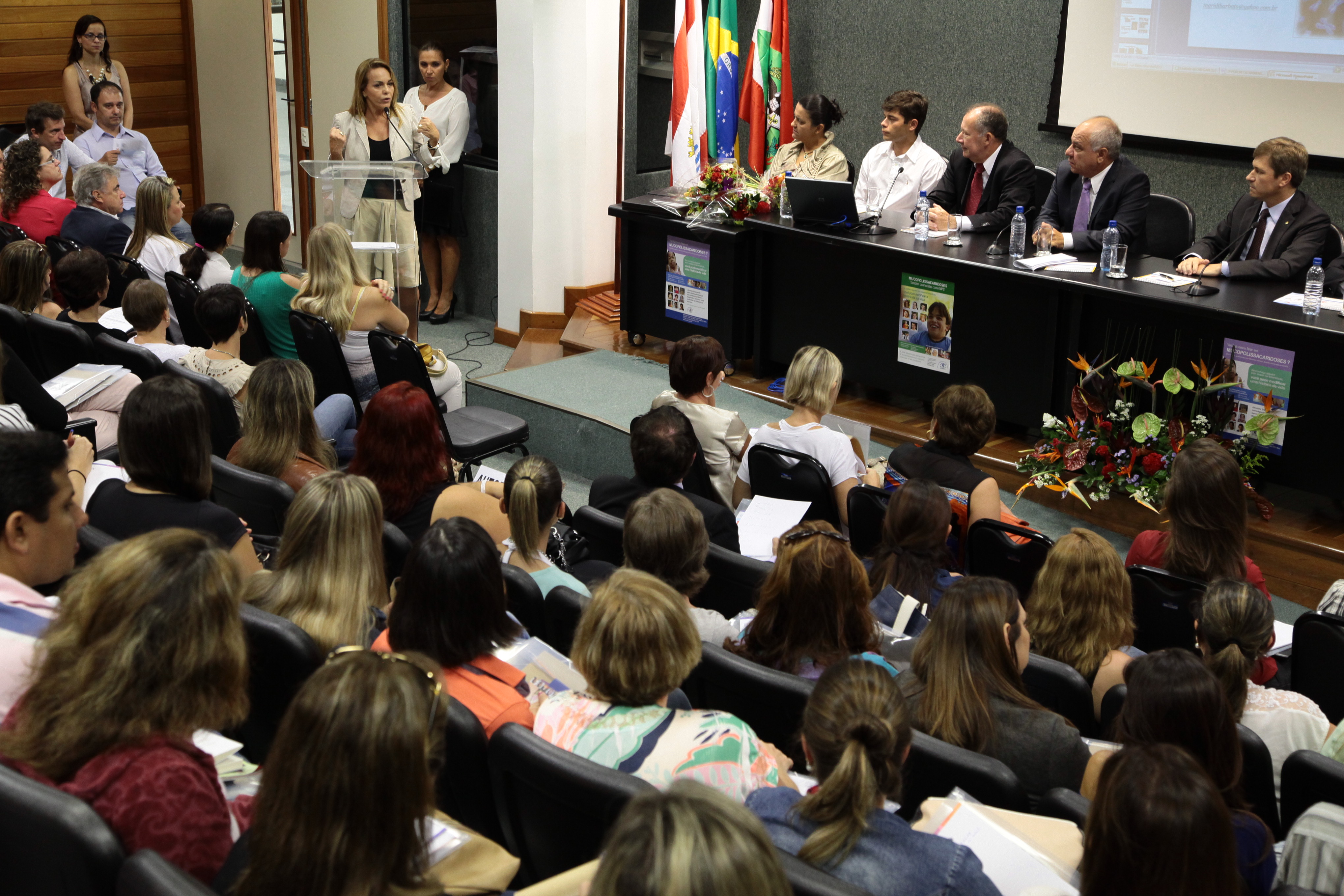 I Fórum Catarinense sobre Doenças Raras. Foto: Miriam Zomer