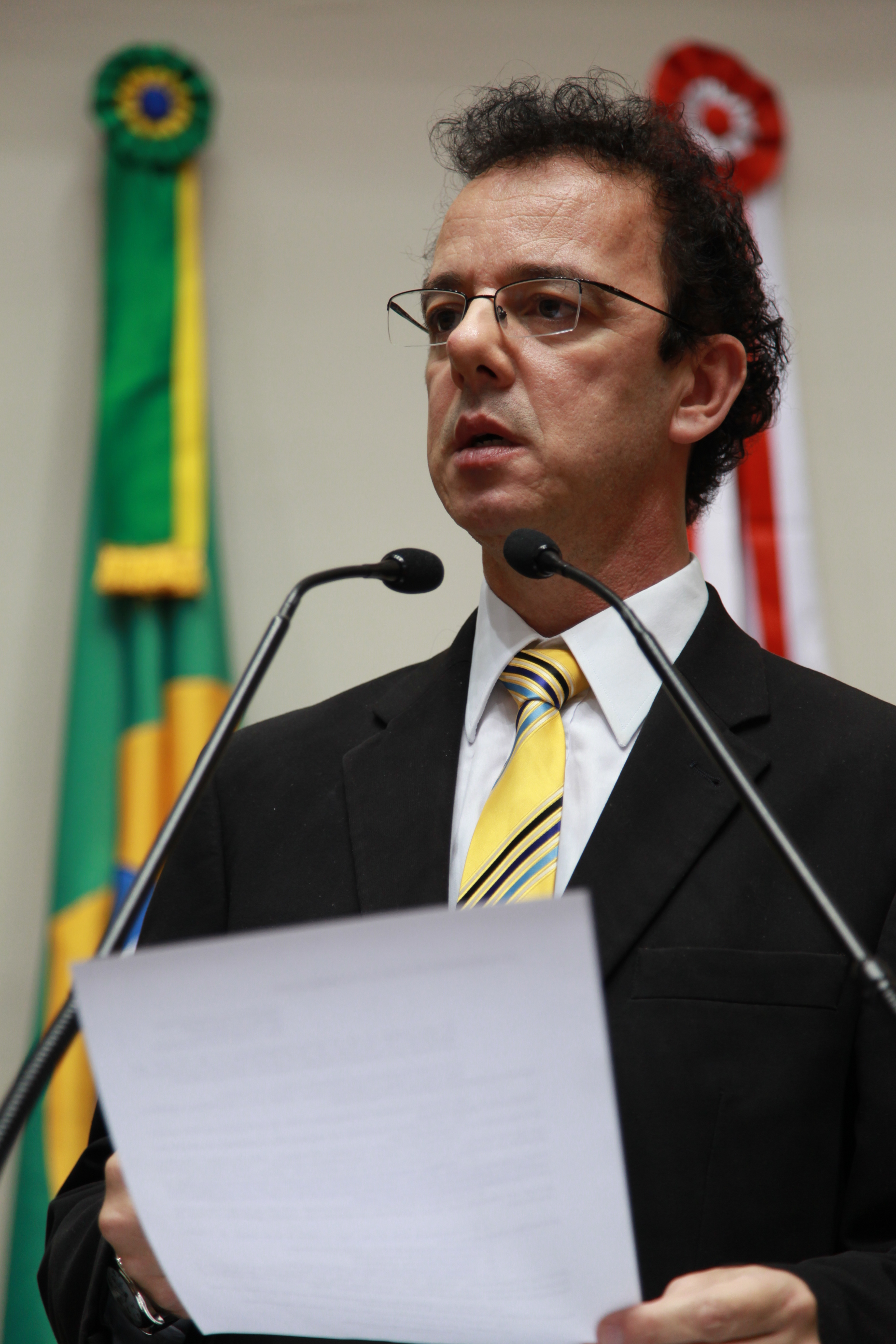 Sessão Ordinária - Plenário Osni Régis - Deputado Ismael dos Santos (PSD) - Foto: Lucas Gabriel Diniz