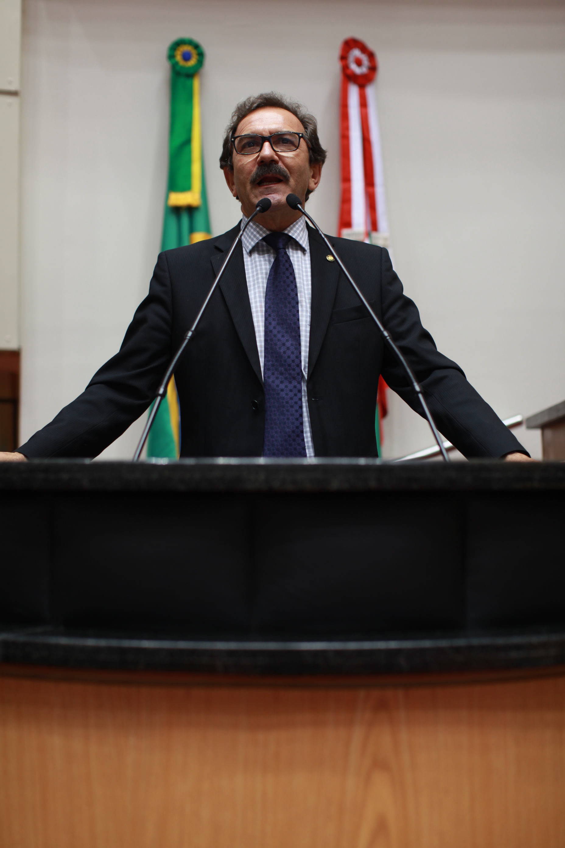 Sessão Ordinária - Plenário Osni Régis - Deputado Serafim Venzon (PSDB) - Foto: Lucas Gabriel Diniz