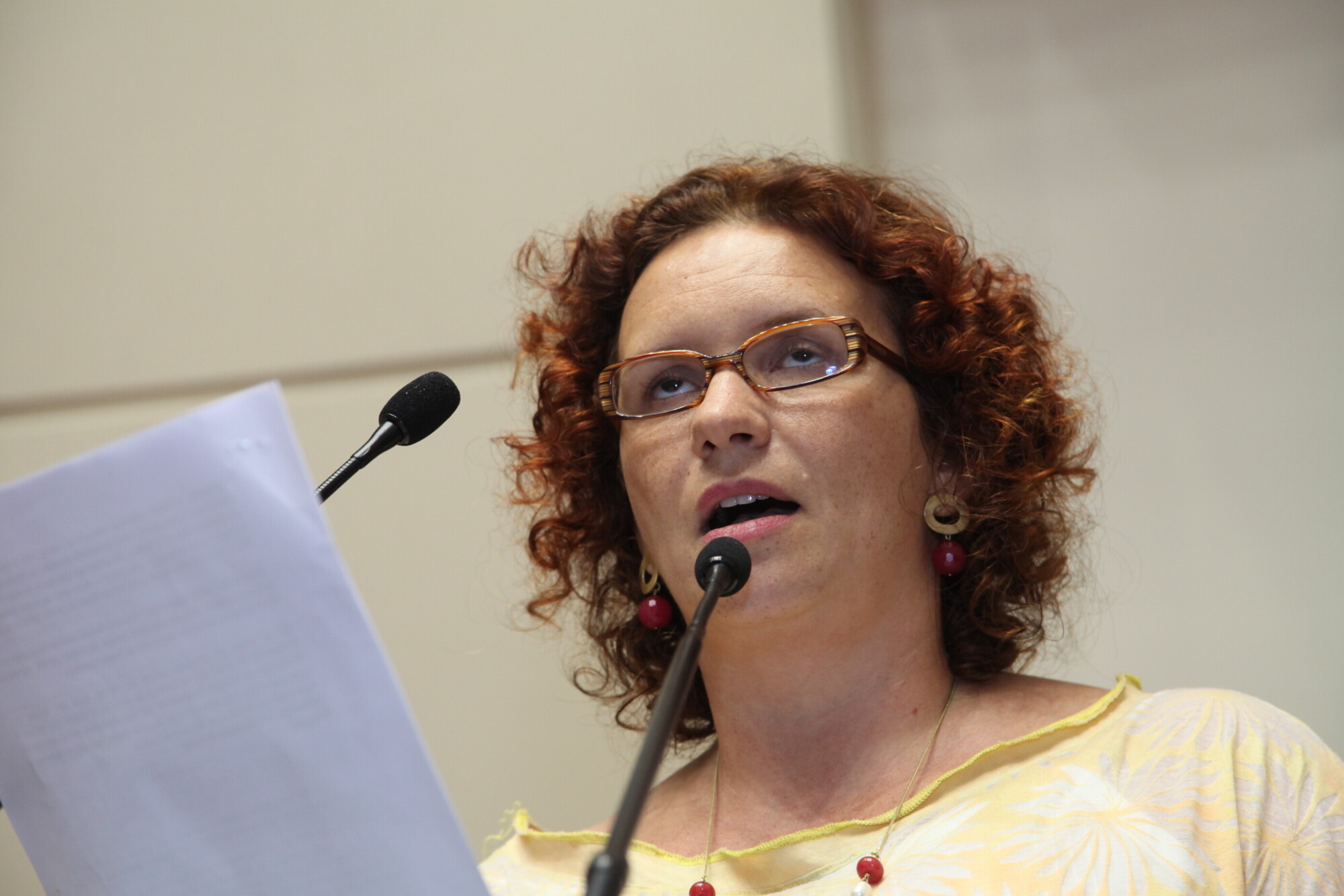 Suzana Alano, diretora de Comunicação do Conselho Comunitário da Enseada de Brito