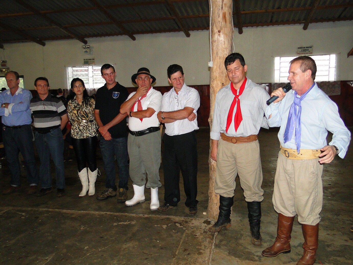 Abertura oficial do rodeio de Anchieta