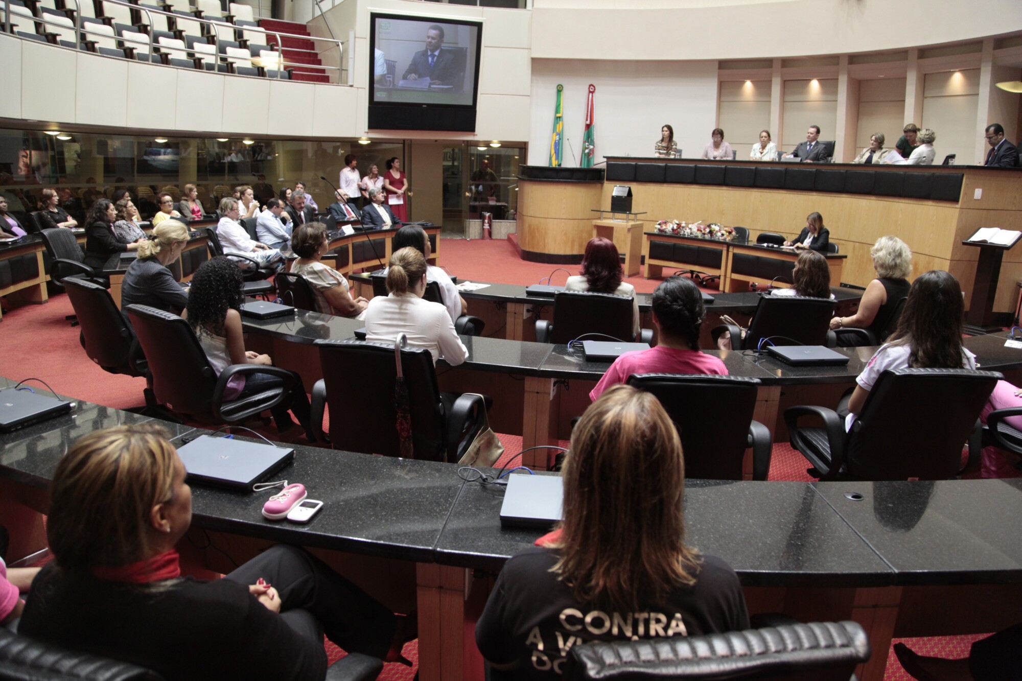 Sessão Especial em homenagem ao Dia da Mulher. FOTO: Carlos Kilian/Agência AL