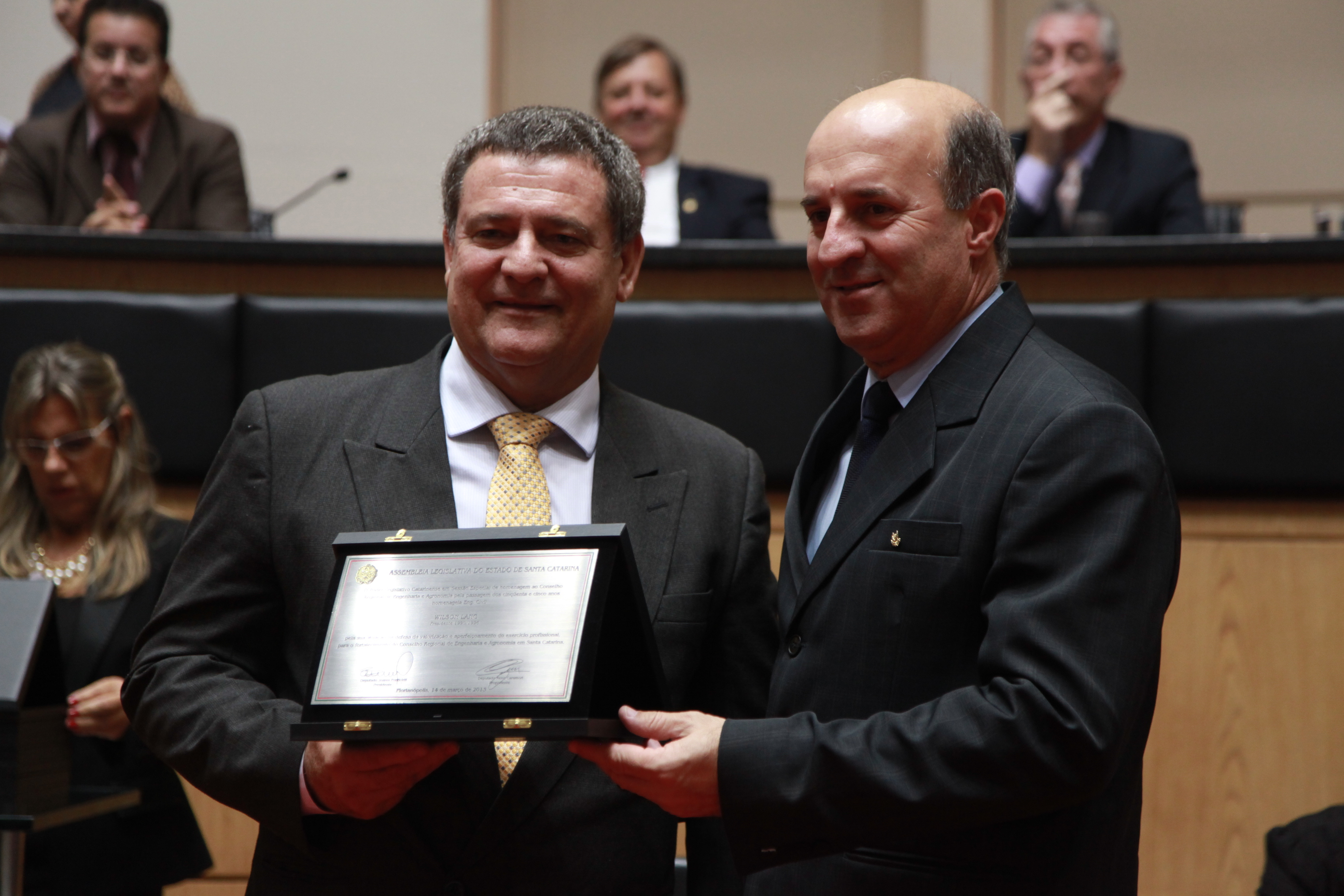 Sessão Especial em Homenagem ao CREA-SC - Foto: Lucas Gabriel Diniz