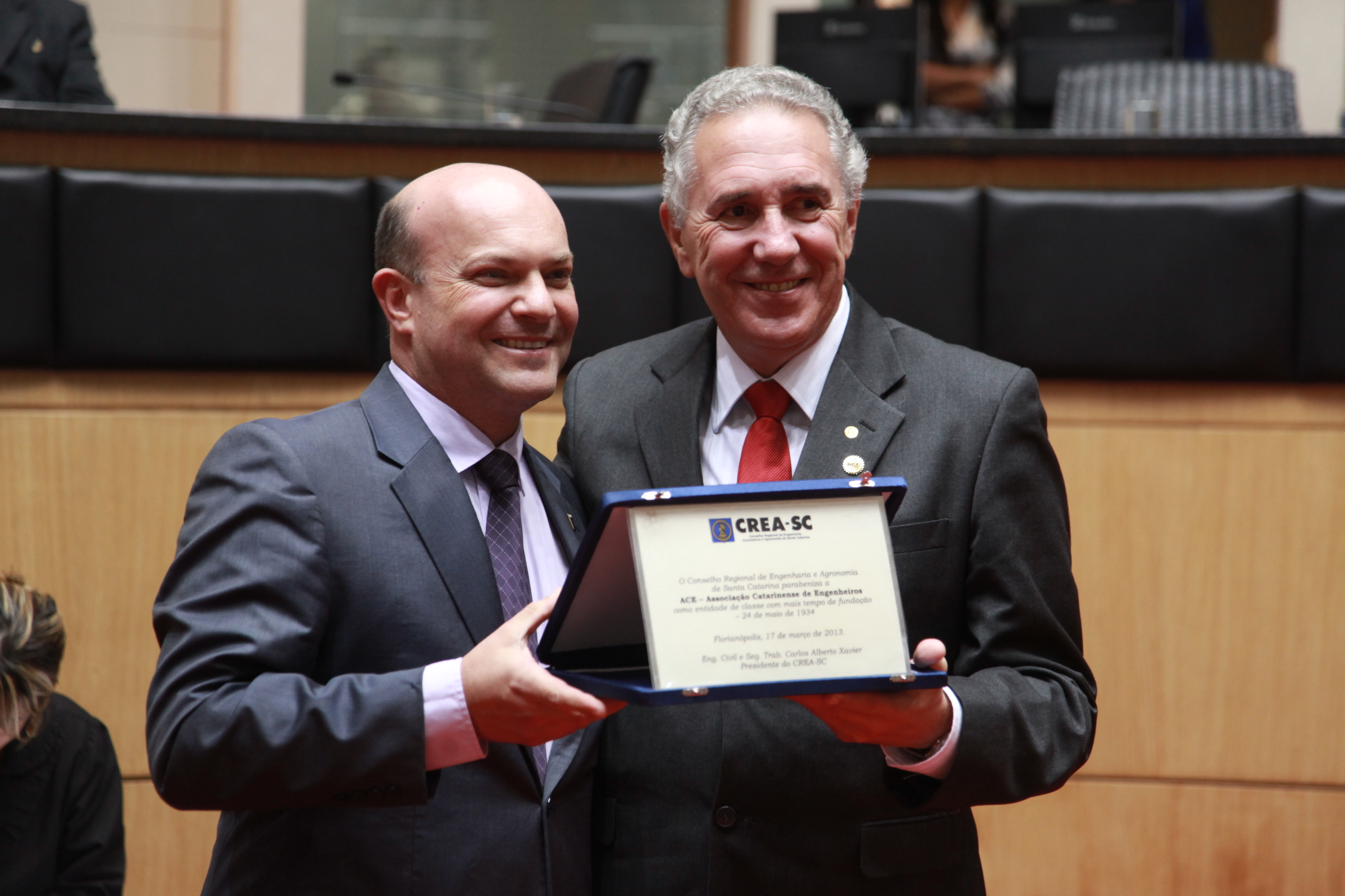 Sessão Especial em Homenagem ao CREA-SC - Foto: Lucas Gabriel Diniz