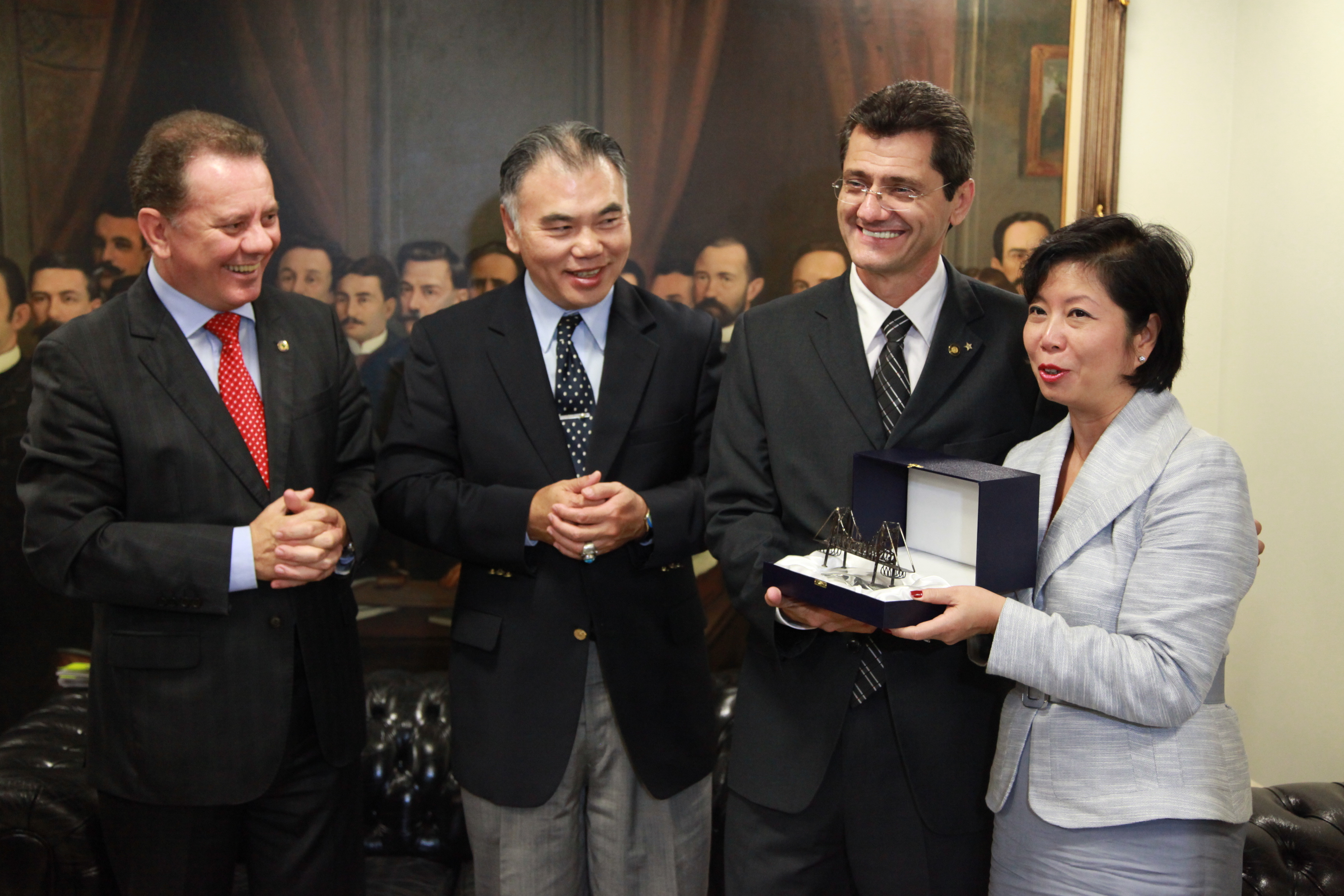 Comitiva de Taiwan - Representante do Escritório Econômico e Cultural de Taipei é recebido - Foto: Lucas Gabriel Diniz