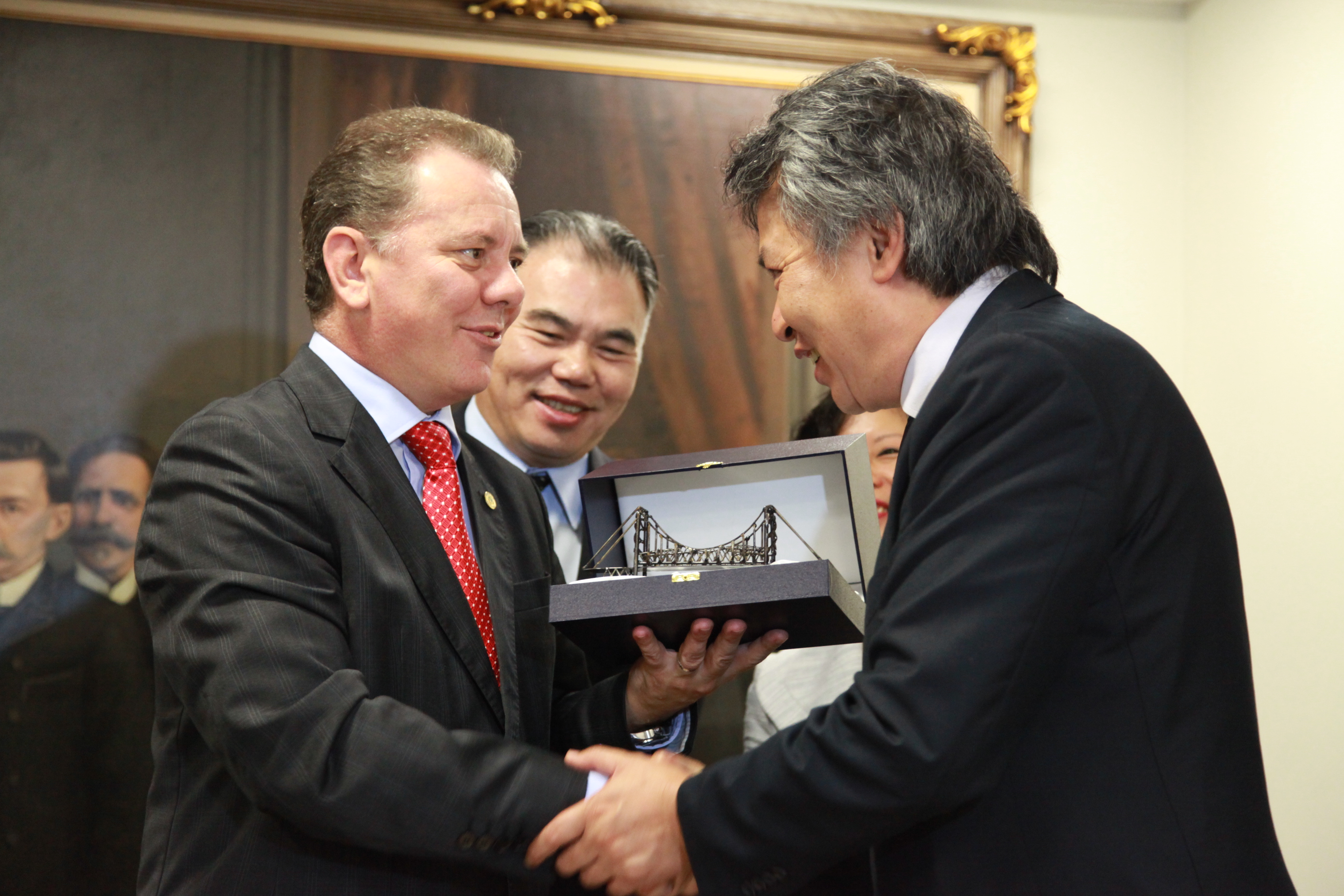 Comitiva de Taiwan - Representante do Escritório Econômico e Cultural de Taipei é recebido - Foto: Lucas Gabriel Diniz