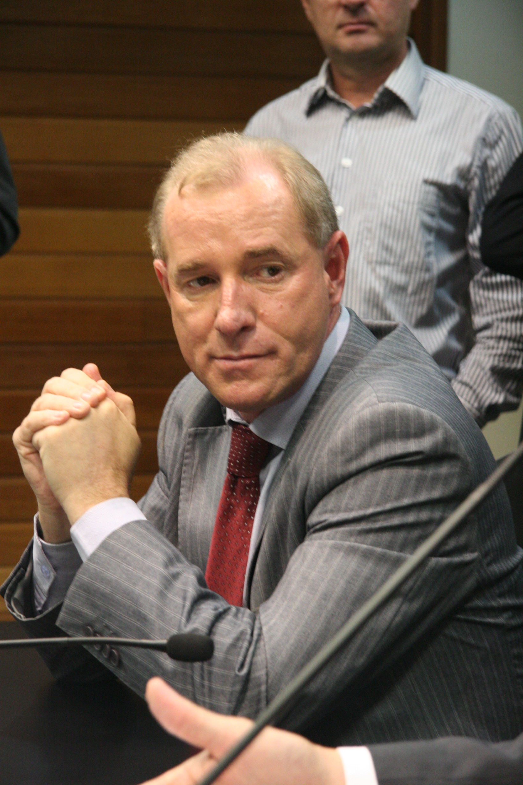 Reunião da Comissão de Constituição e Justiça - Deputado Aldo Schneider (PMDB)  - Foto Eduardo Guedes de Oliveira