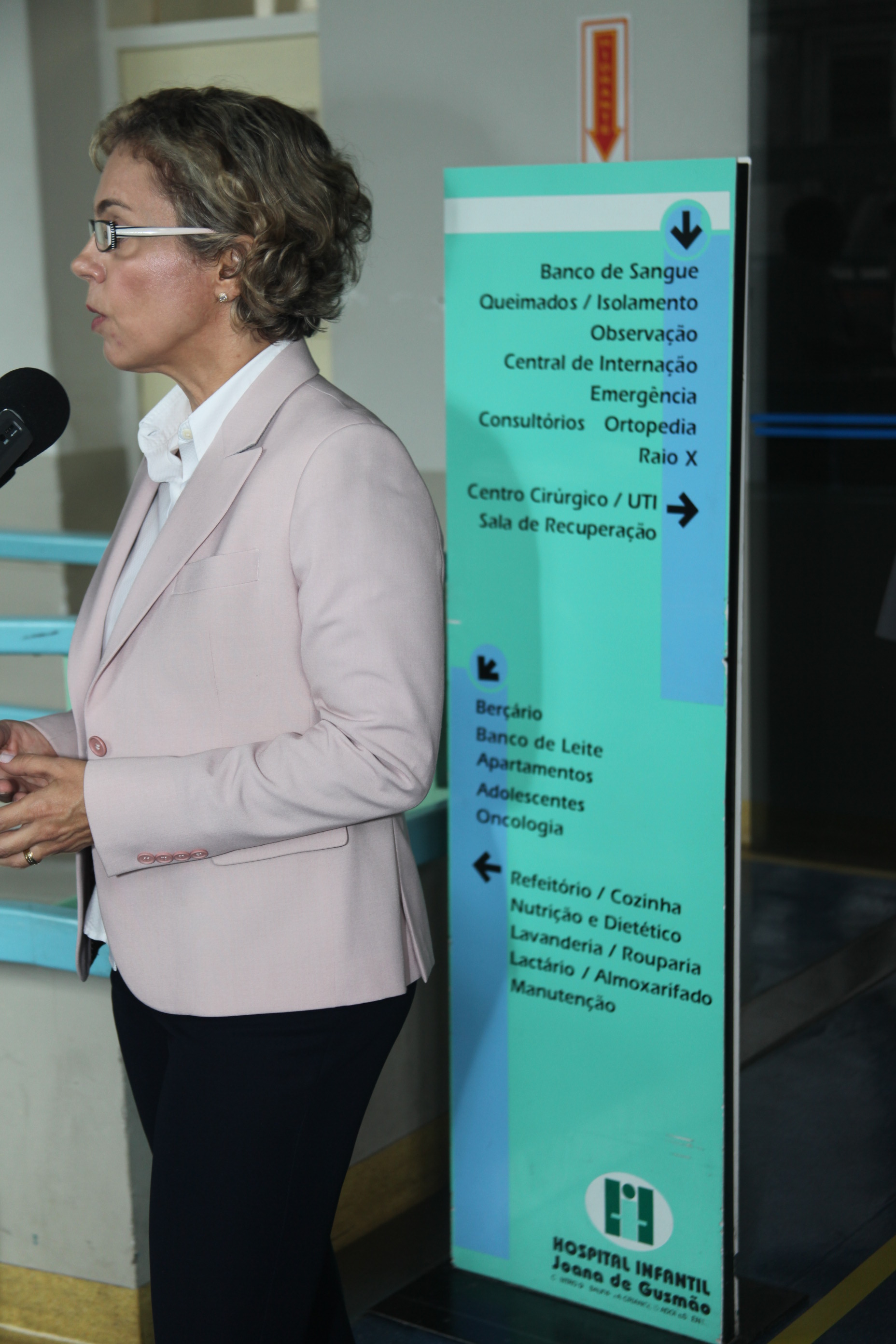 Deputados da Comissão de Saúde fazem vistoria no Hospital Infantil Joana de Gusmão.