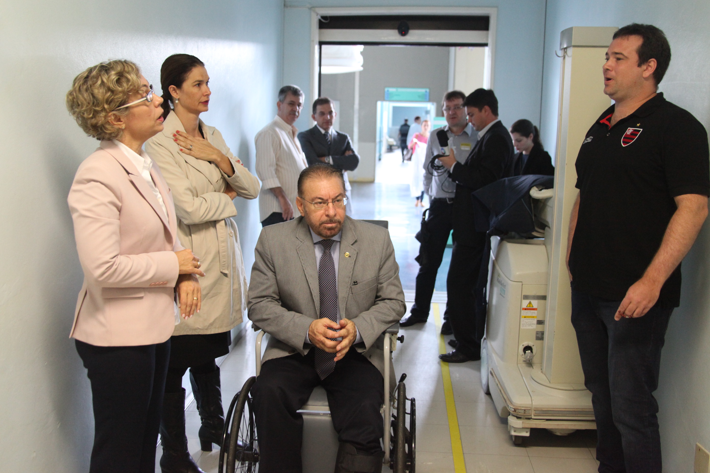 Deputados da Comissão de Saúde fazem vistoria no Hospital Infantil Joana de Gusmão.