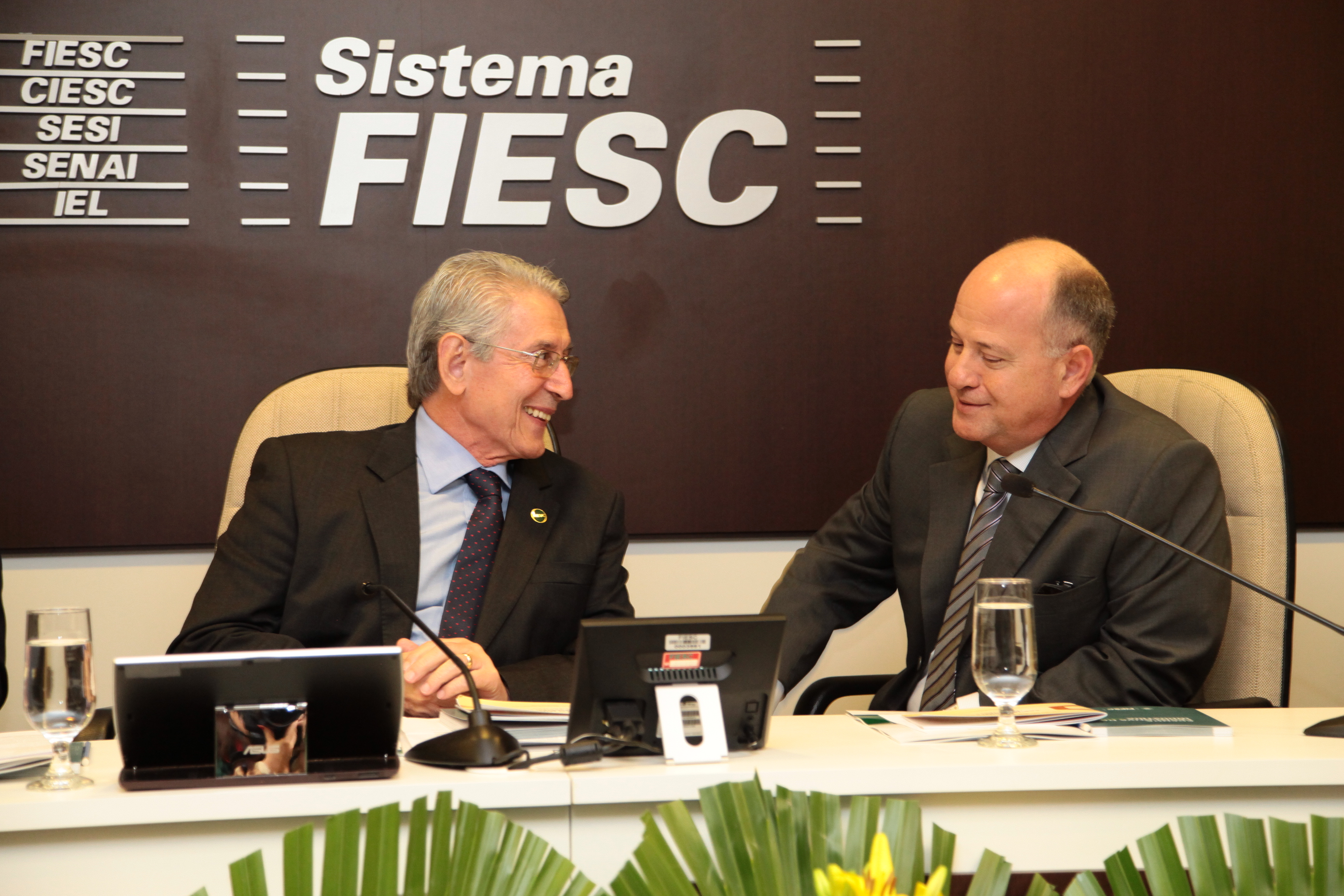 Reunião da diretoria da FIESC com o Secretário-executivo do Ministério de Minas e Energia, Márcio Zimmermann. Foto: Miriam Zomer