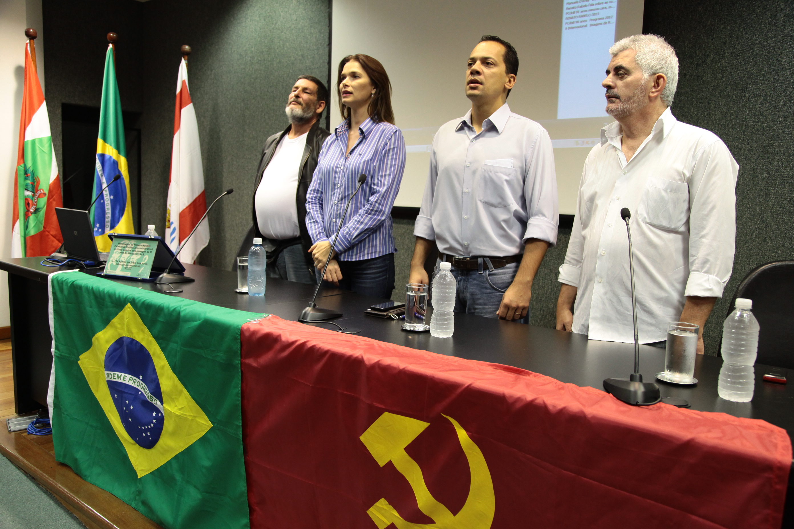 Sessão Especial em homenagem aos 91 anos do Partido Comunista do Brasil - PCdoB. Foto: Miriam Zomer