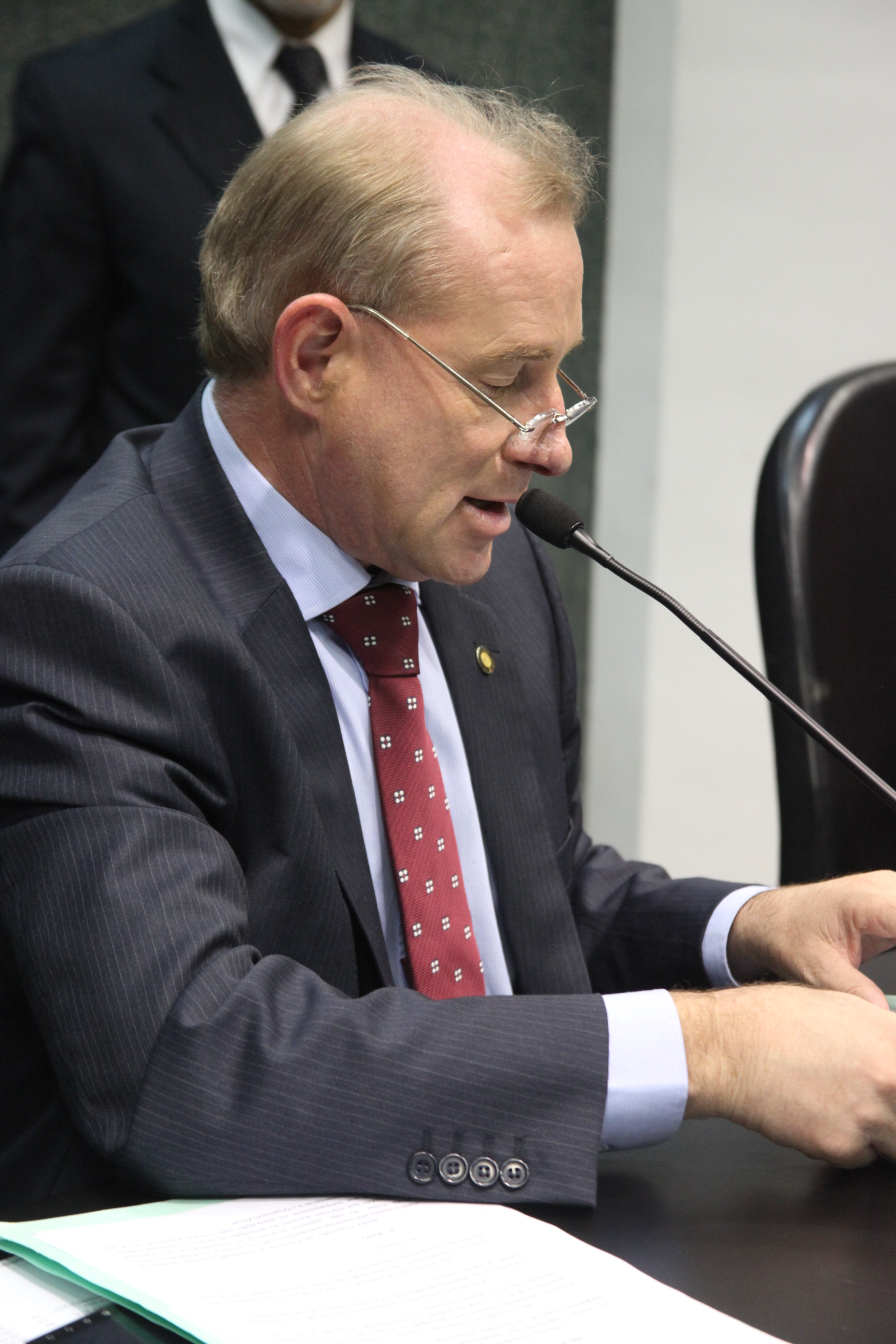 Reunião da Comissão de Finanças e Tributação. Deputado Aldo Schneider (PMDB). Foto: Fábio Queiroz