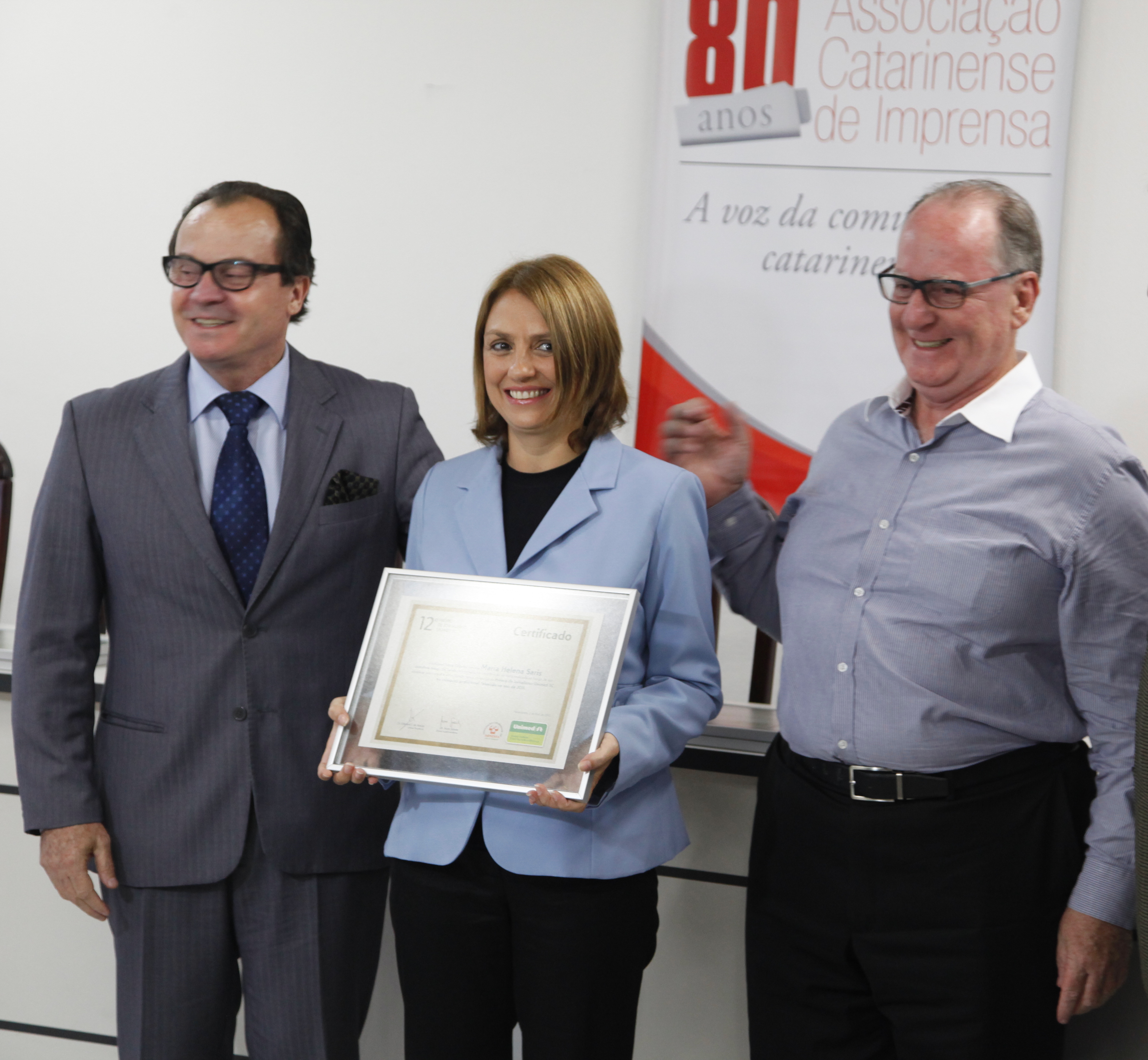 Homenagem UNIMED Jornalista Amigo da Saúde