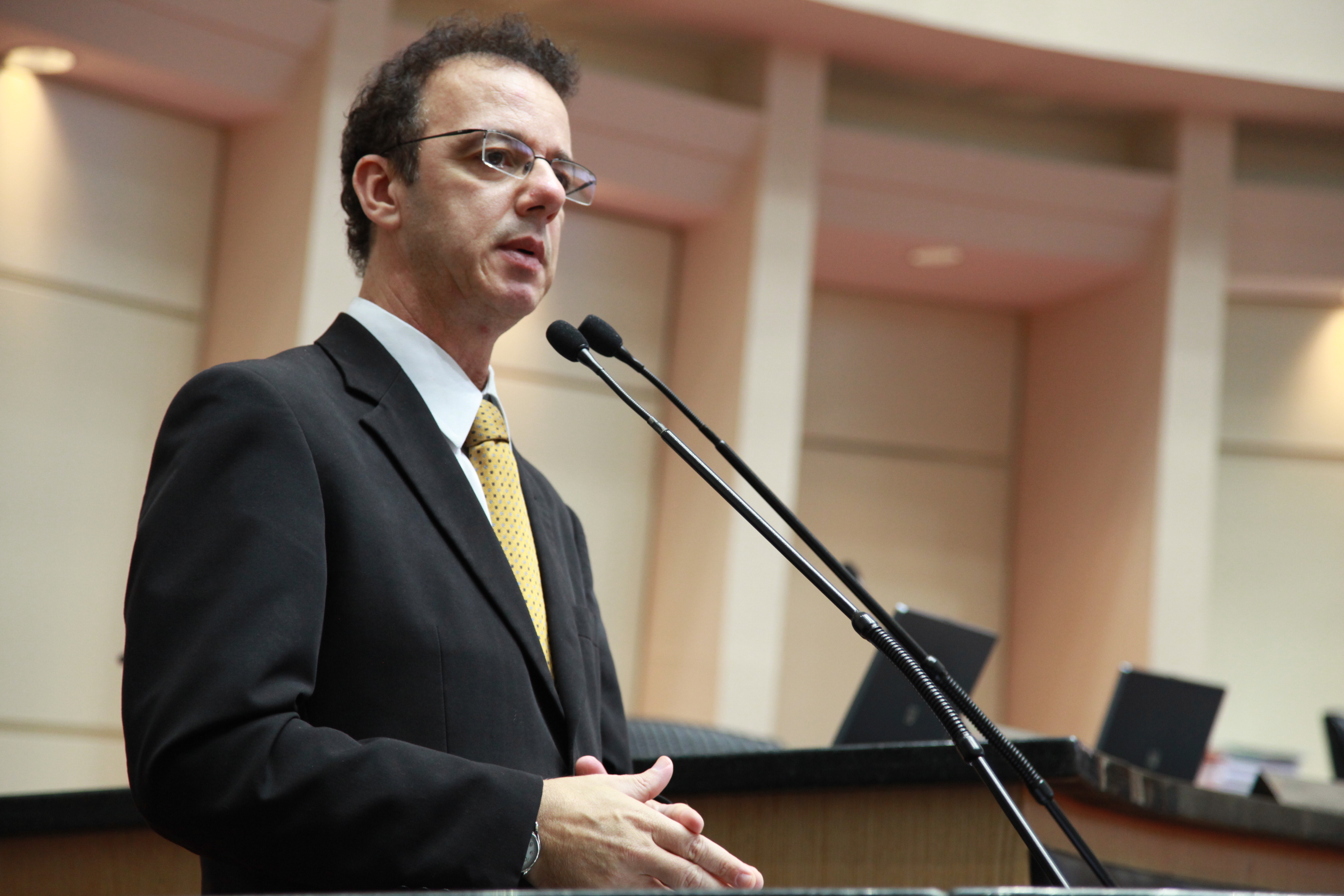 Sessão Ordinária Plenário Osni Régis. Deputado Ismael dos Santos (PSD) Foto: Miriam Zomer