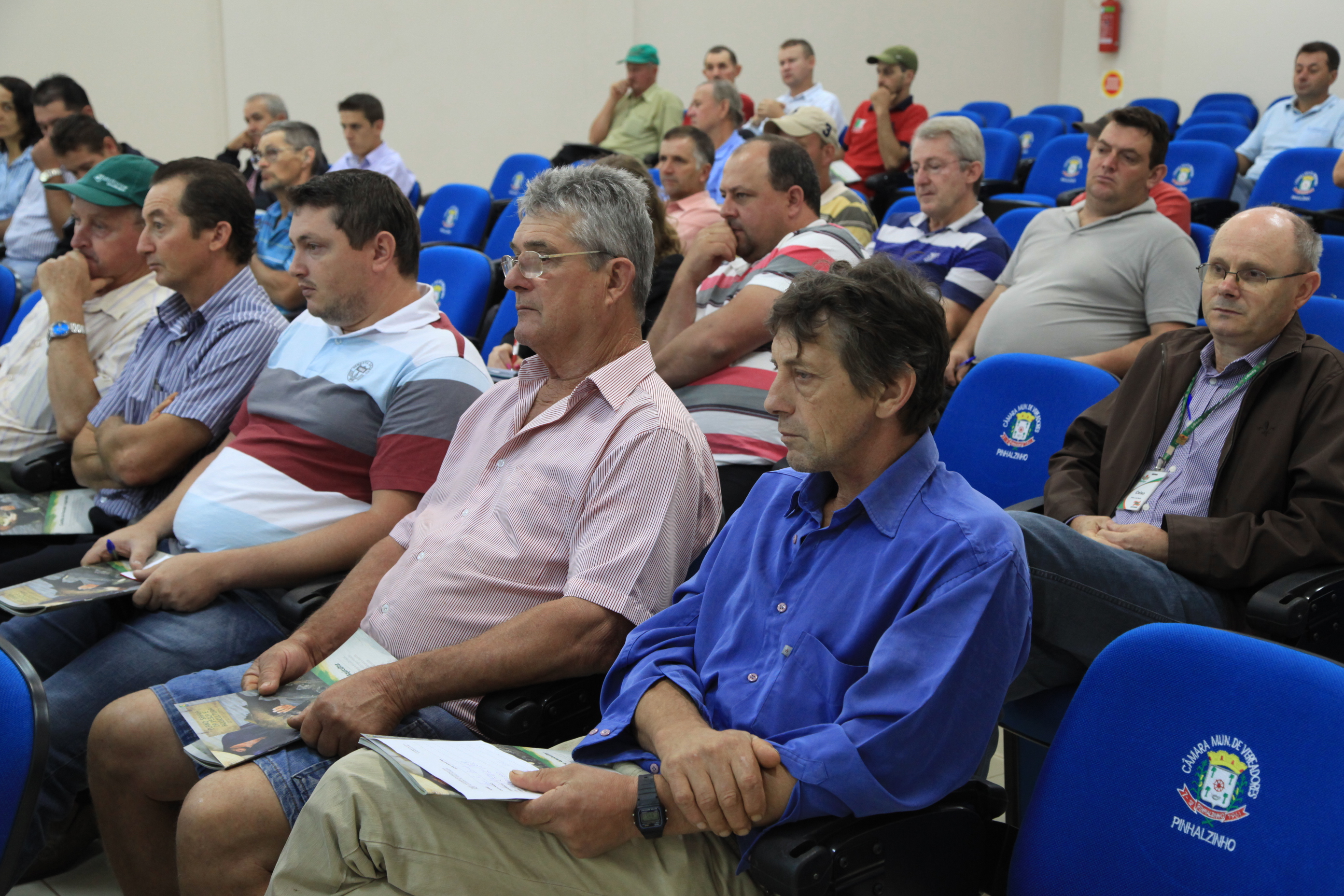 Comissão de Pesca e Aquicultura da Assembleia Legislativa realiza na cidade de Pinhalzinho, o seminário regional para debater o Plano Safra Pesca e Aqüicultura. Foto: Miriam Zomer