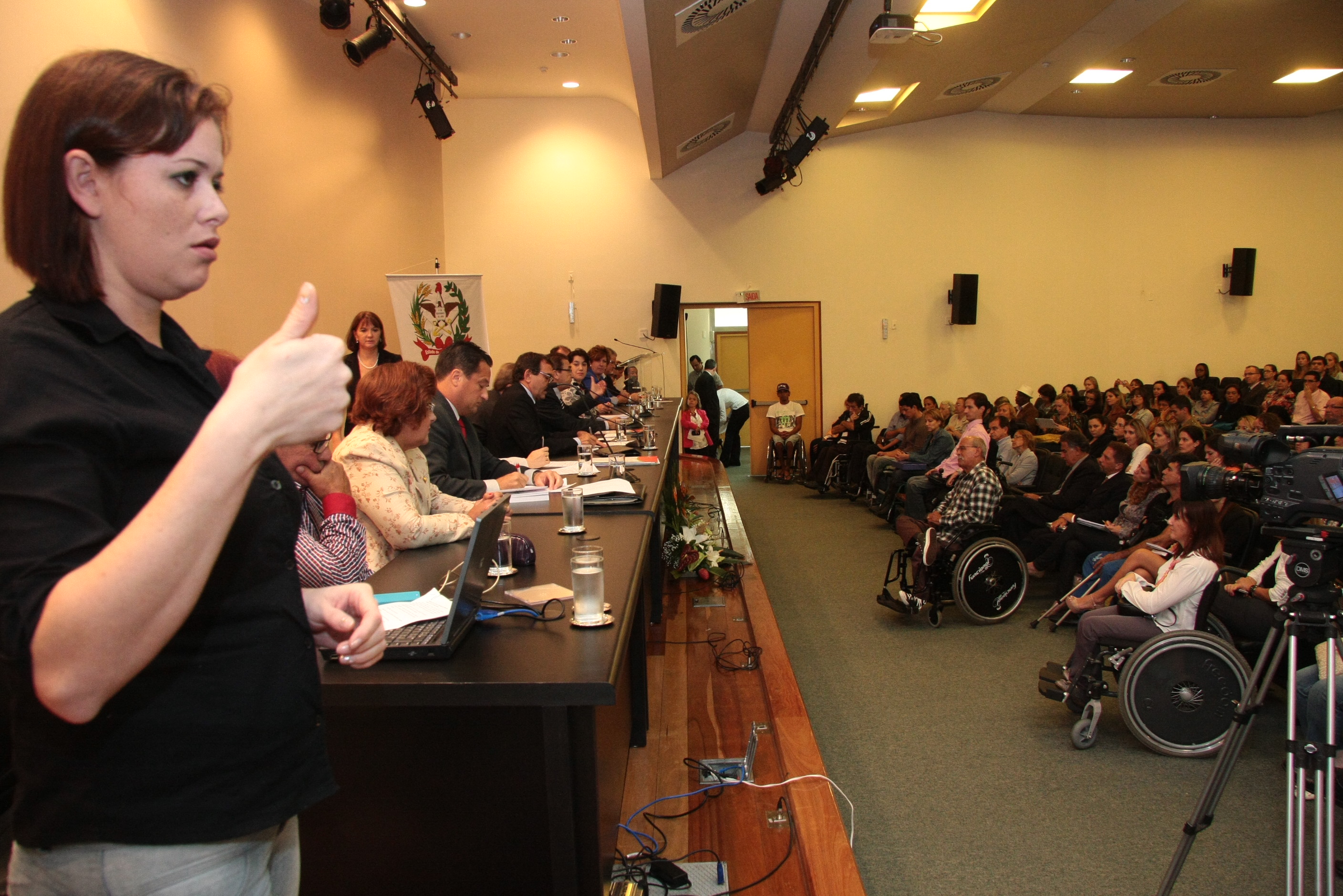 Audiência Pública solicitada pelo Conselho Estadual dos Direitos da Pessoa Portadora de Deficiência - CONEDE. Foto: Eduardo Guedes de Oliveira