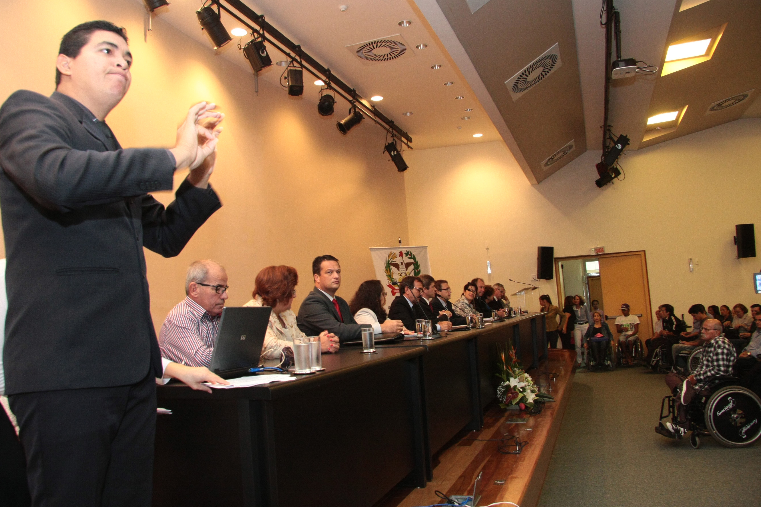 Audiência Pública solicitada pelo Conselho Estadual dos Direitos da Pessoa Portadora de Deficiência - CONEDE. Foto: Eduardo Guedes de Oliveira