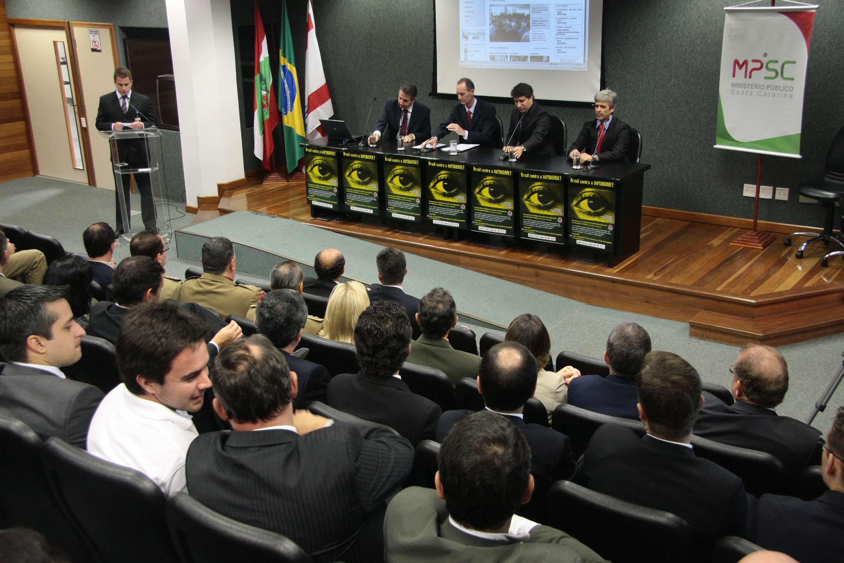 Mobilização contra a PEC 37/2011 – MP/SC