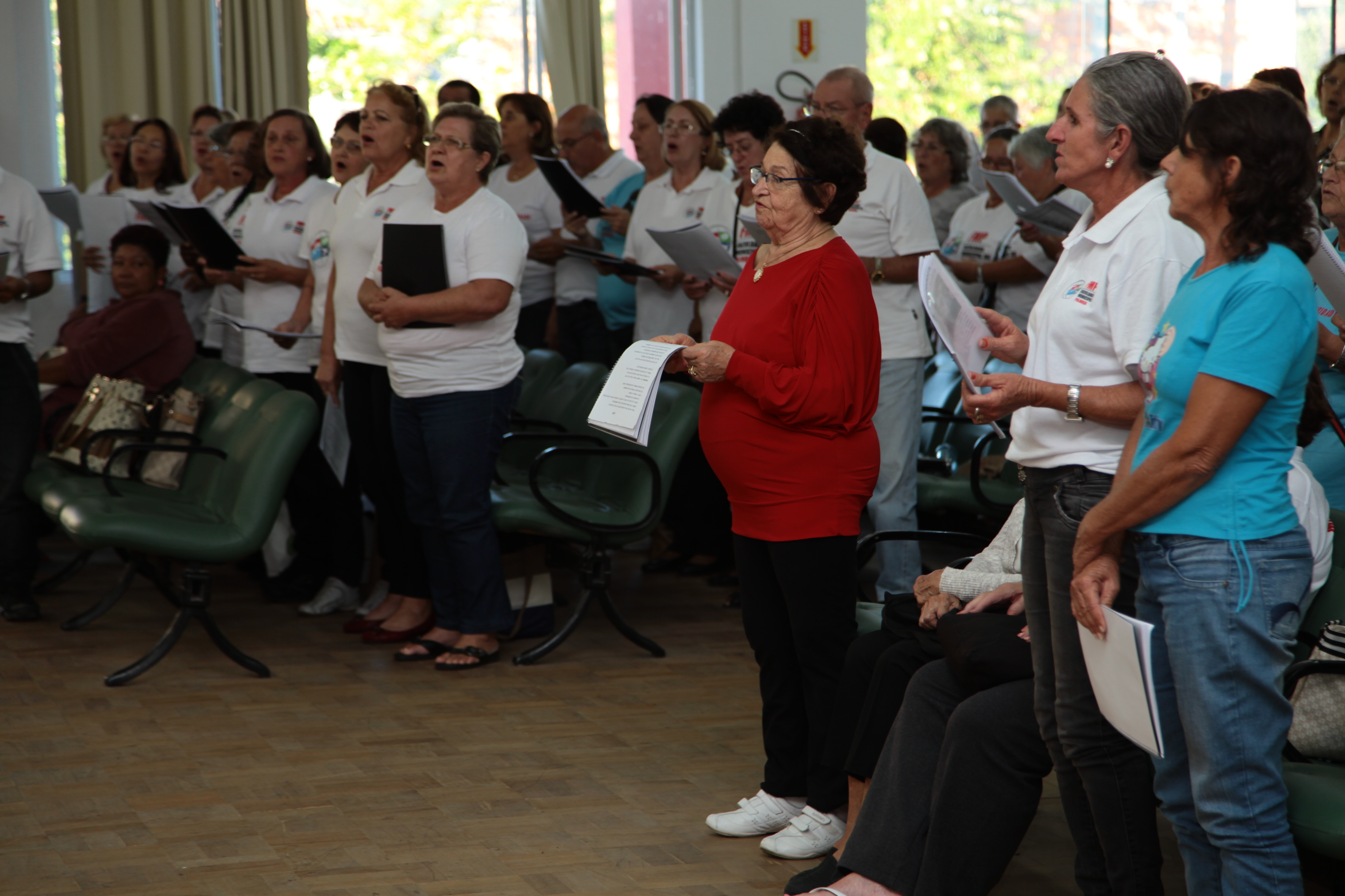 Visita do presidente da IFA, Dr. K. R. Gangadharan à Faculdade da Maturidade em Palhoça. Foto: Miriam Zomer