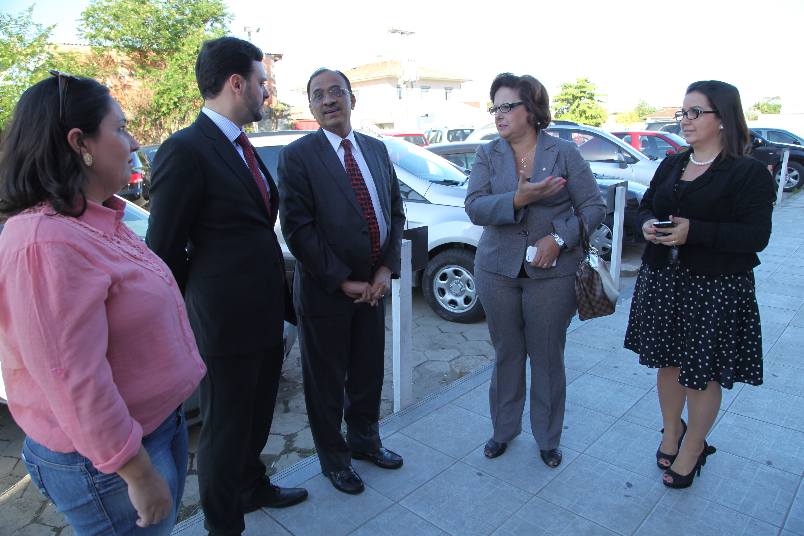 Visita do presidente da IFA, Dr. K. R. Gangadharan