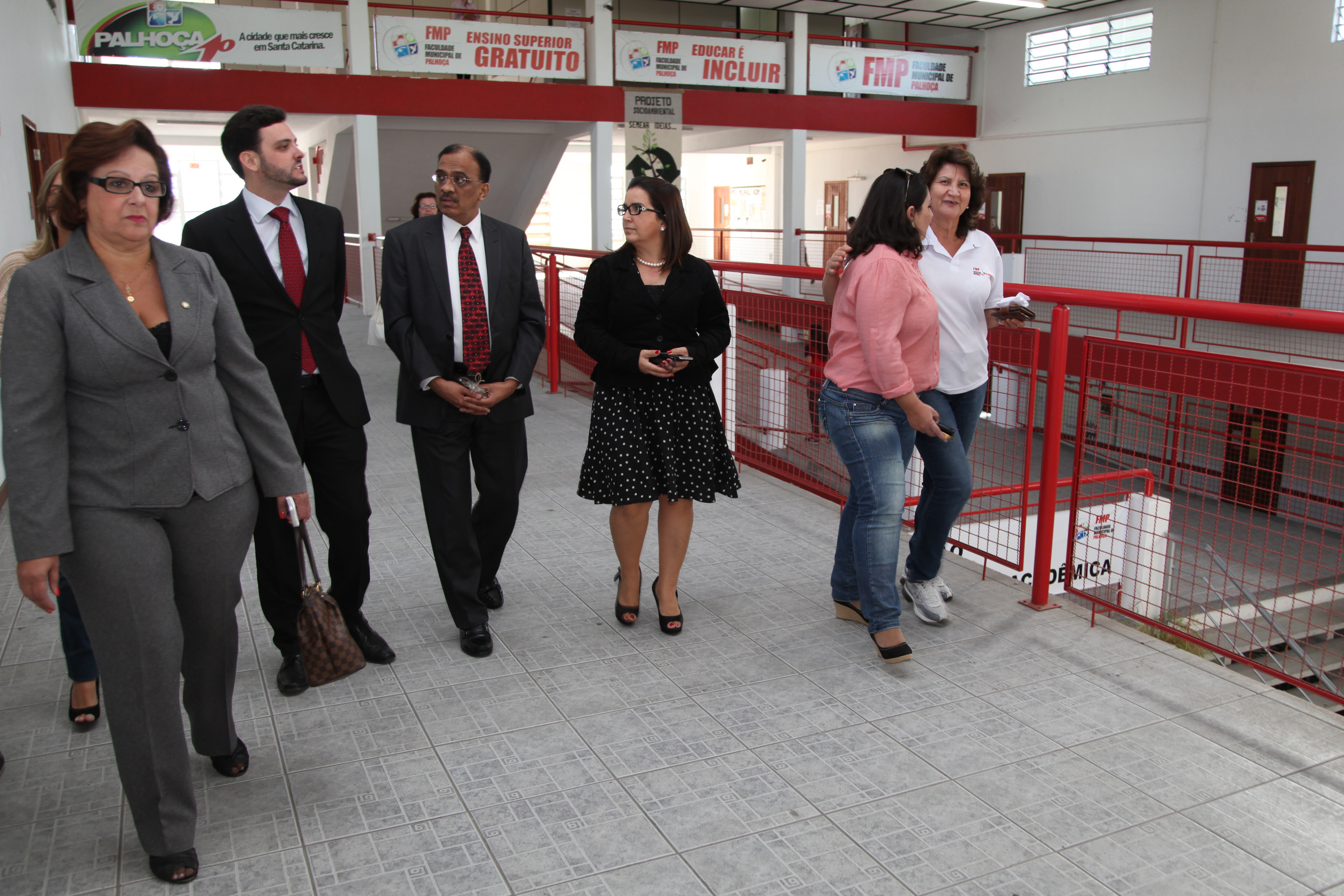 Visita do presidente da IFA, Dr. K. R. Gangadharan à Faculdade da Maturidade em Palhoça. Foto: Miriam Zomer