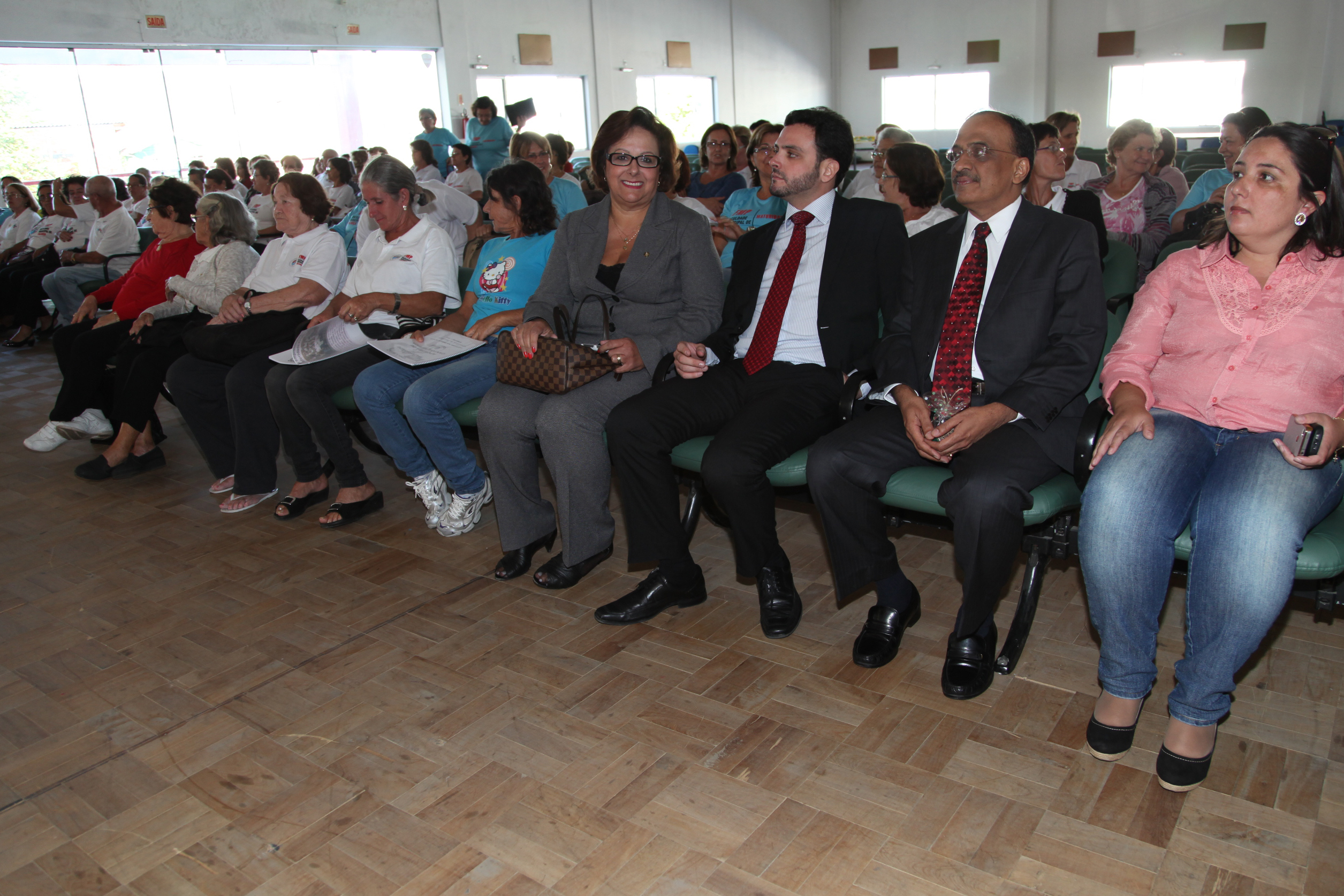 Visita do presidente da IFA, Dr. K. R. Gangadharan à Faculdade da Maturidade em Palhoça. Foto: Miriam Zomer