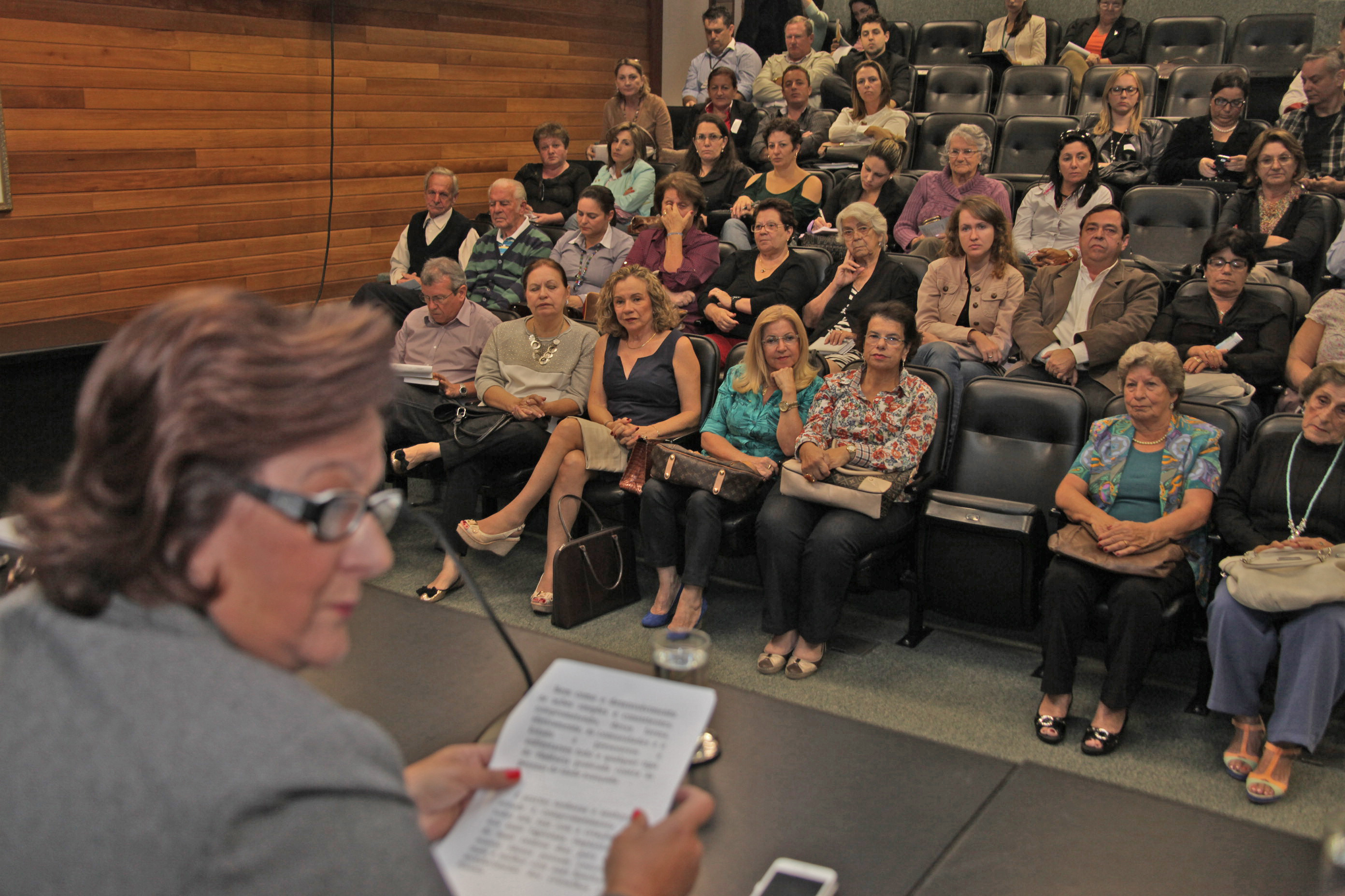 Audiência Pública O Envelhecimento no Brasil organizada pelo Fórum Parlamentar em Defesa da Pessoa Idosa em SC. Foto: Fábio Queiroz
