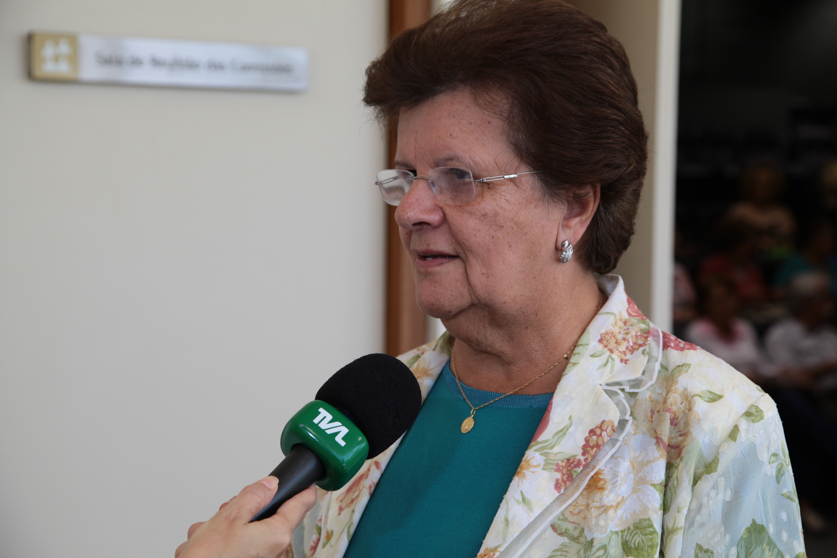 Palestra sobre Visão Holística da Saúde, aos professores associados da grande Florianópolis. Maria de Andrade Silva.  Foto: Miriam Zomer